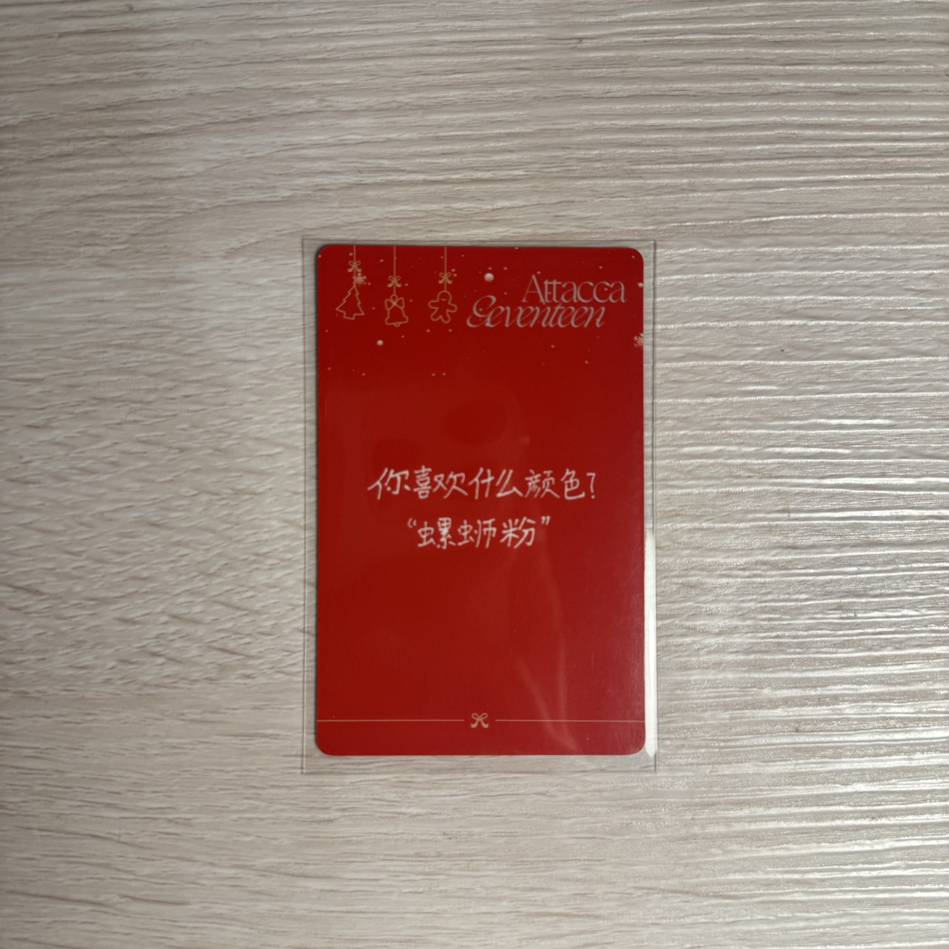 SEVENTEEN 文俊輝 mini9 一直娛聖誕特典