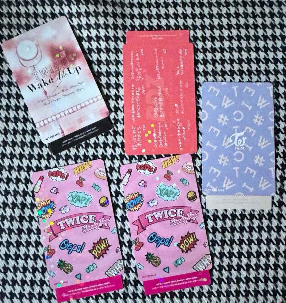 twice 日專 candy pop wake me up BDZ 小卡 日本專輯 子瑜紗夏momoMina娜璉