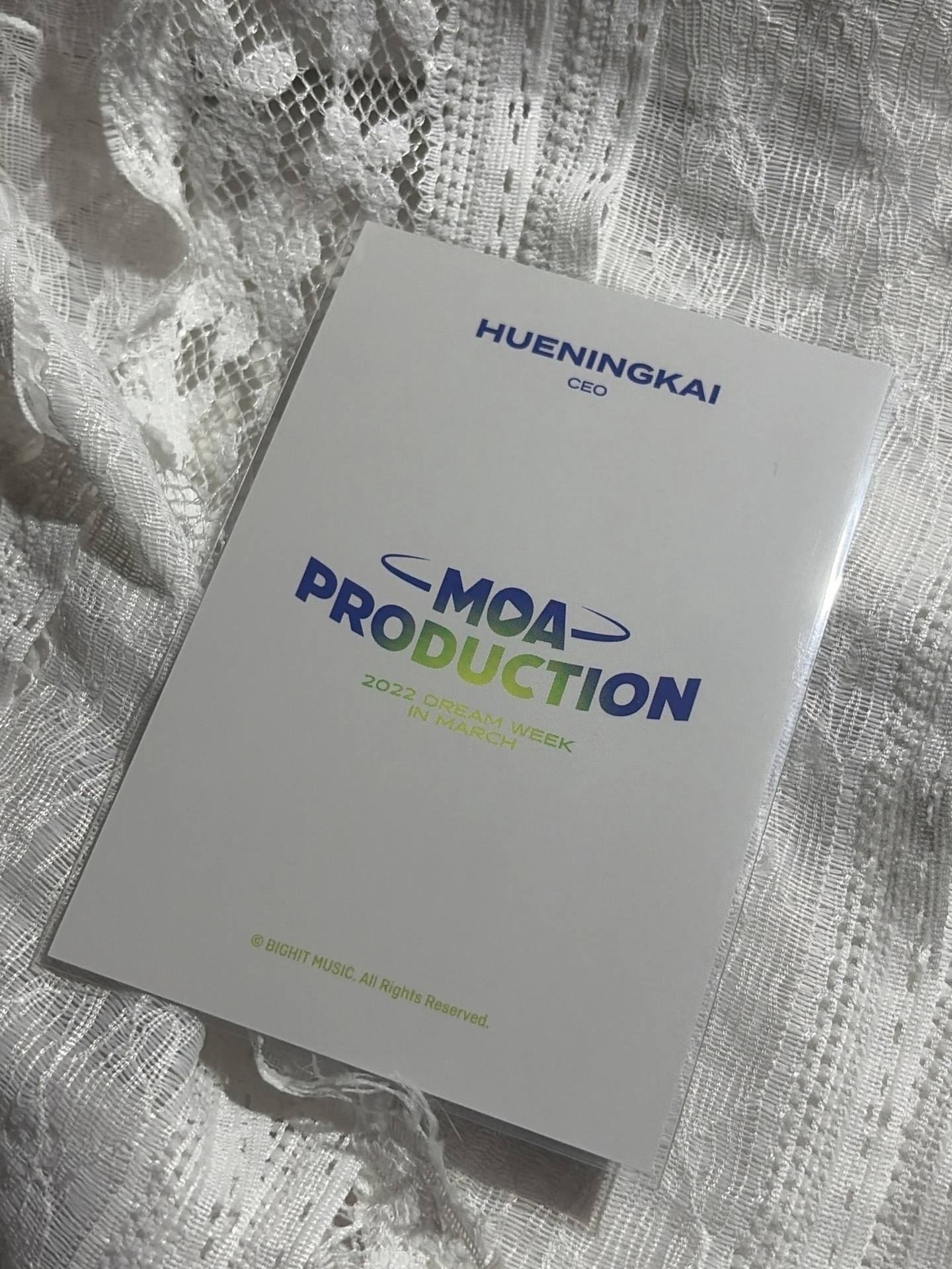 MOA PRODUCTION in March 休寧凱平板包卡