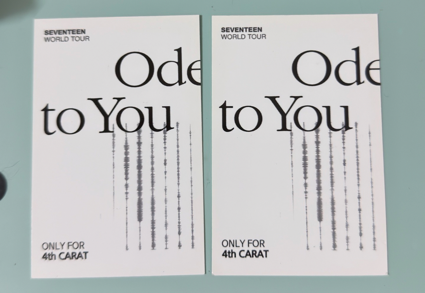 seventeen 2019 ode to you 入場卡 知秀 Joshua Dino 李燦