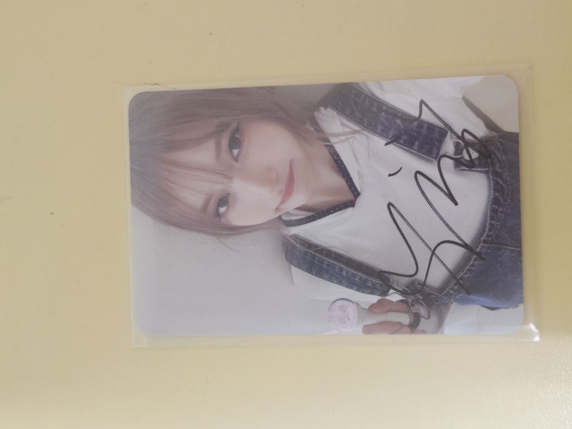 IVE 李瑞 入場卡 親簽 細簽