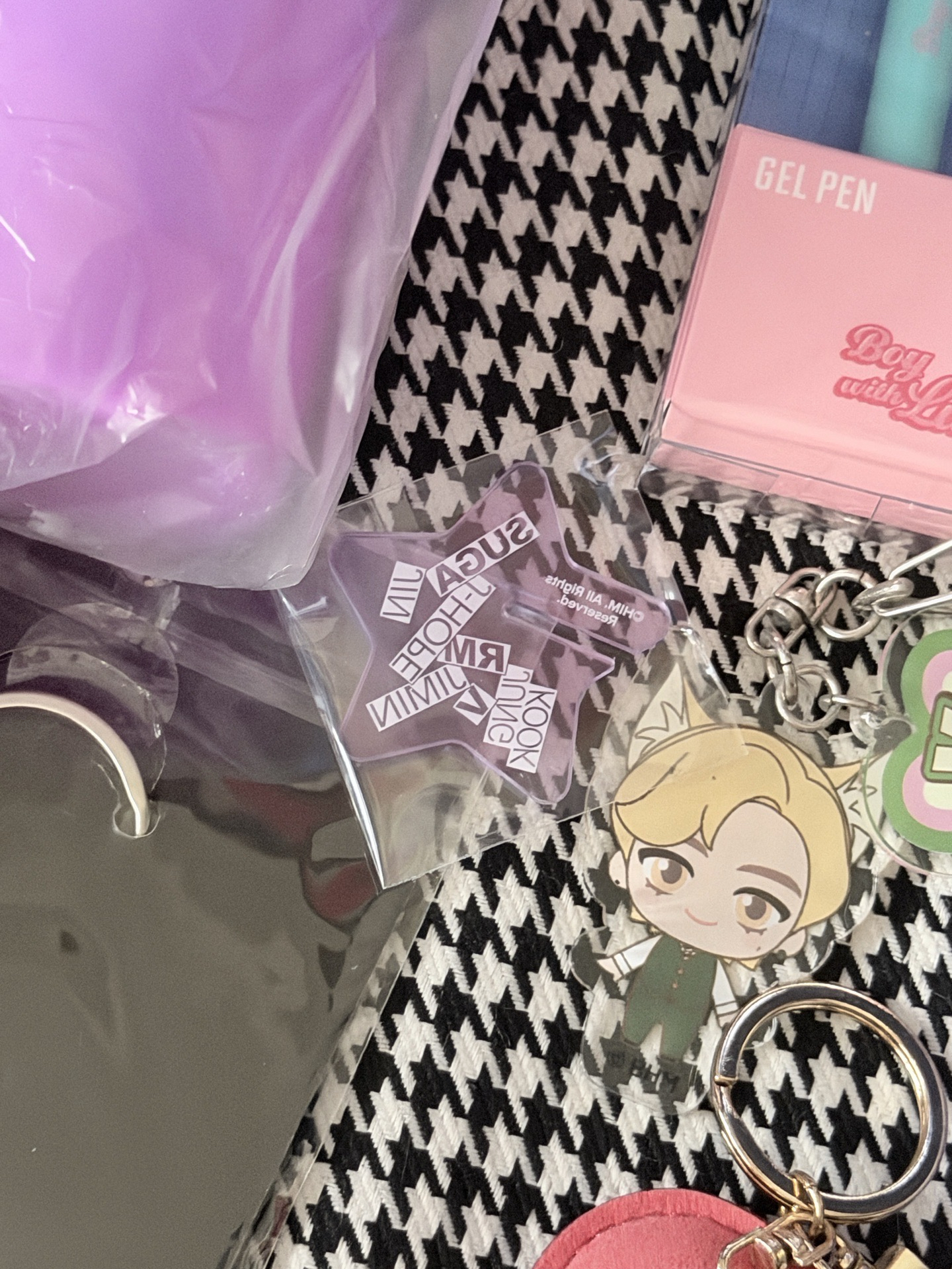 （整圖出）BTS 日本限定 娃娃 JIMIN CHIMMY 棕色 tata 吊飾 杯子 筆