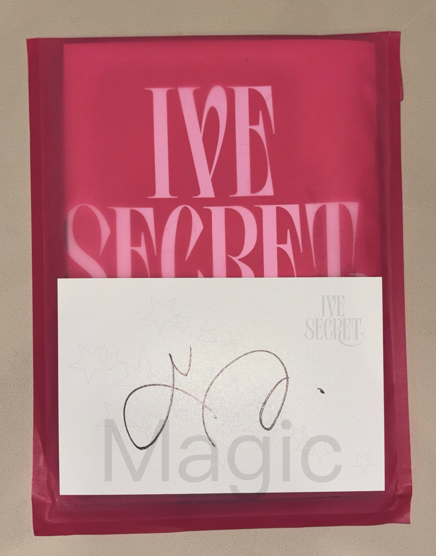 IVE 美網親簽怜 含專輯