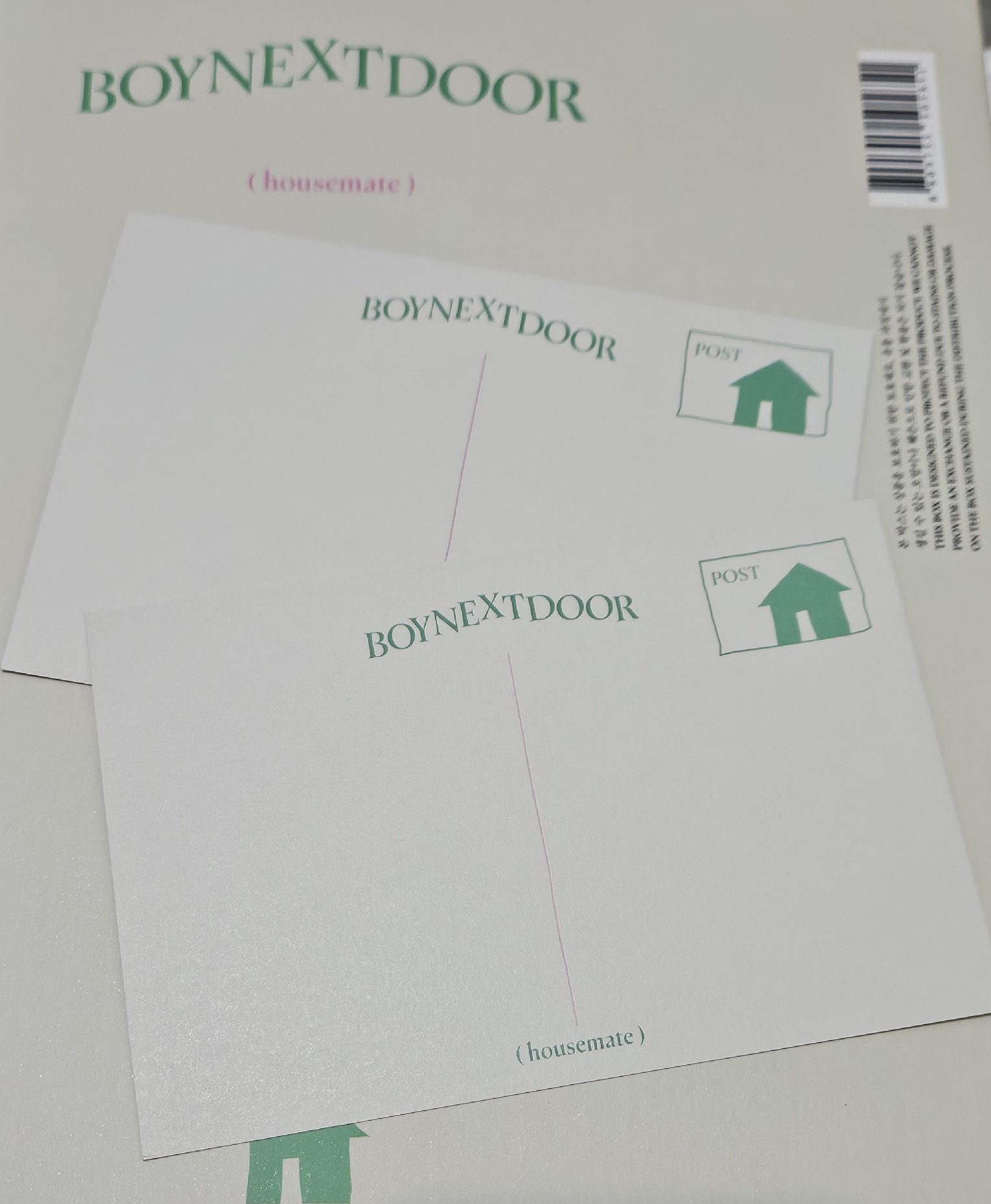 24年曆 3明信片組