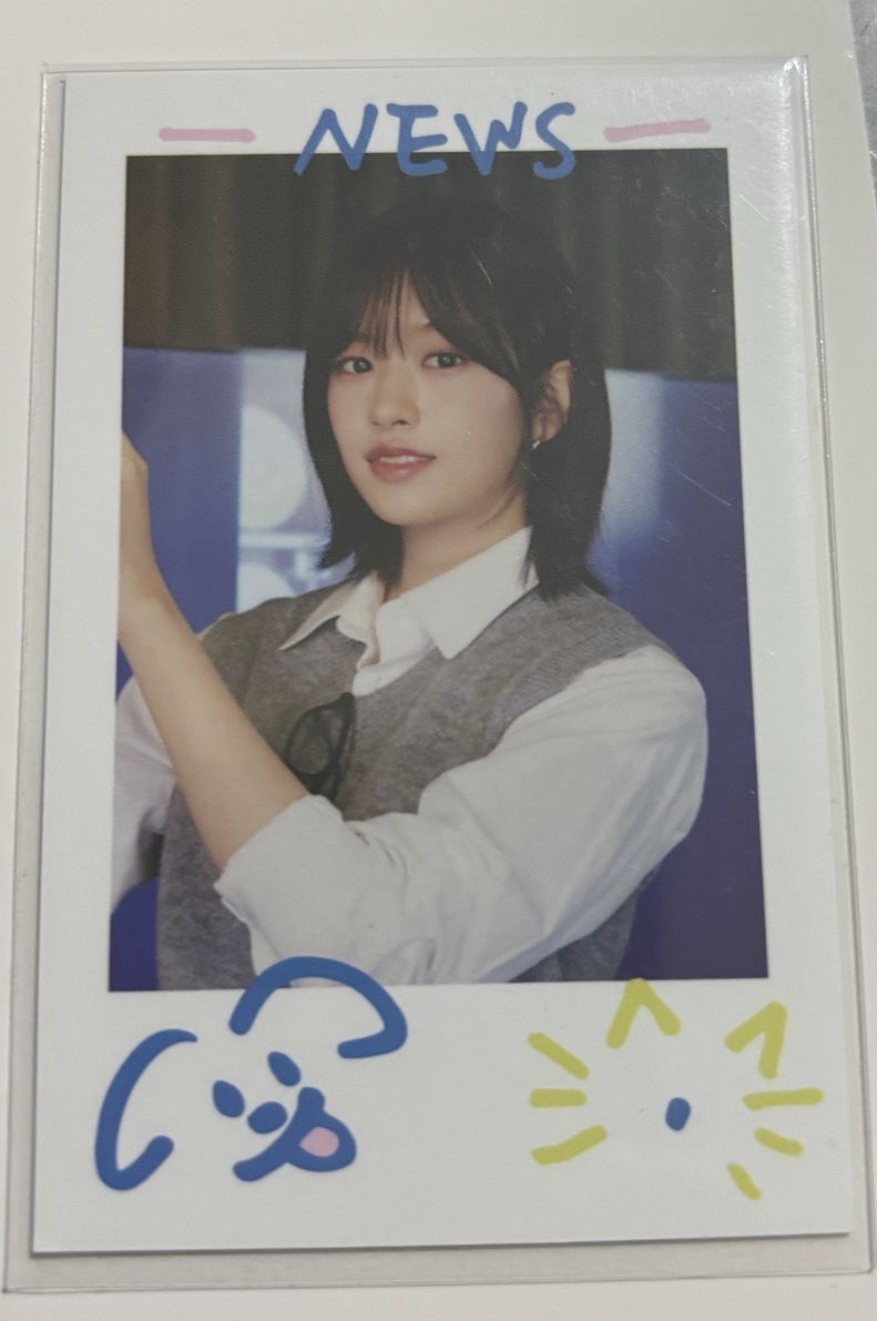 24’FM MAGAZINE IVE 周邊卡 拍立得 安俞真