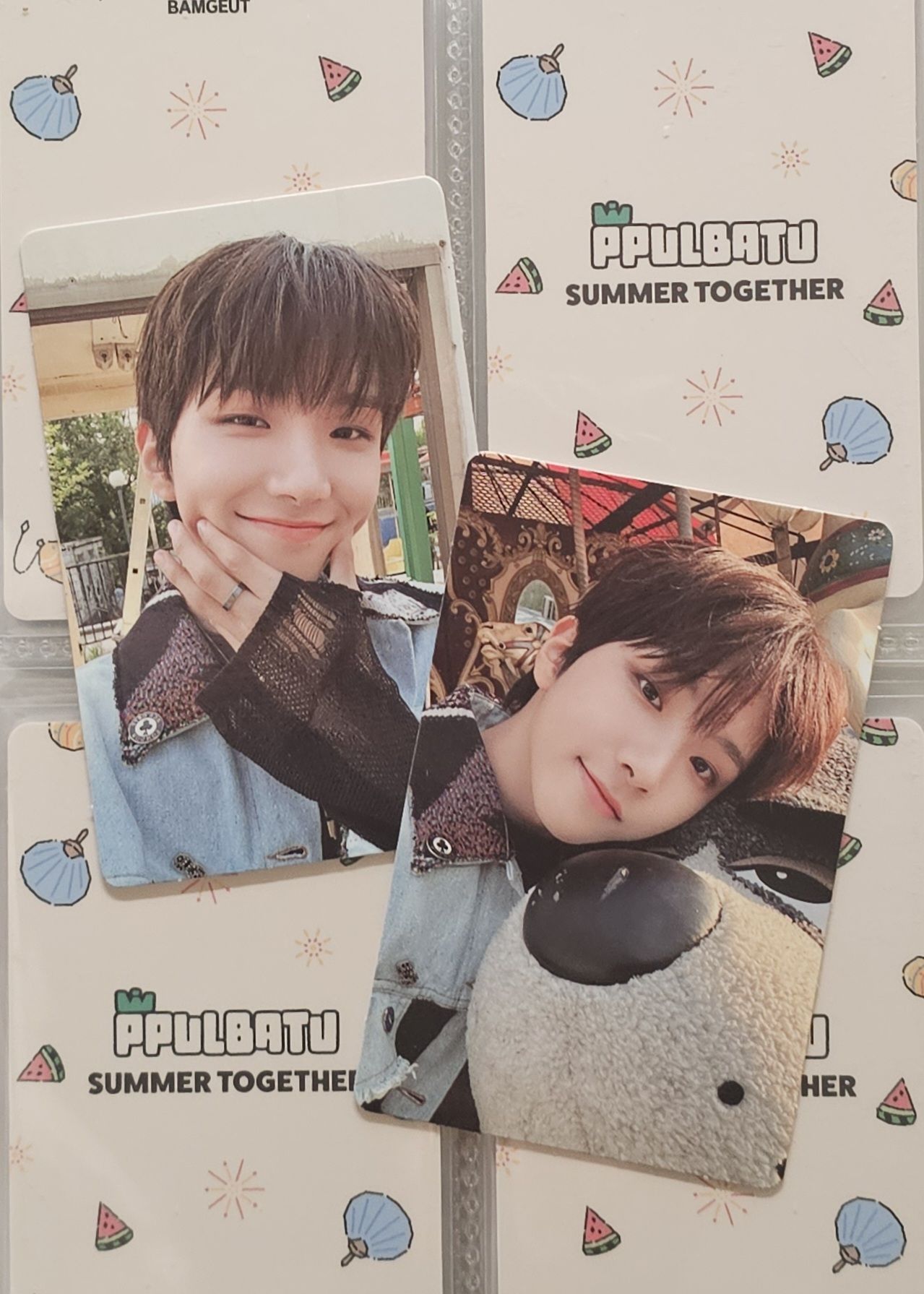 🔹️BND 金雲鶴 朴成淏 WHY專卡 抱熊 托臉