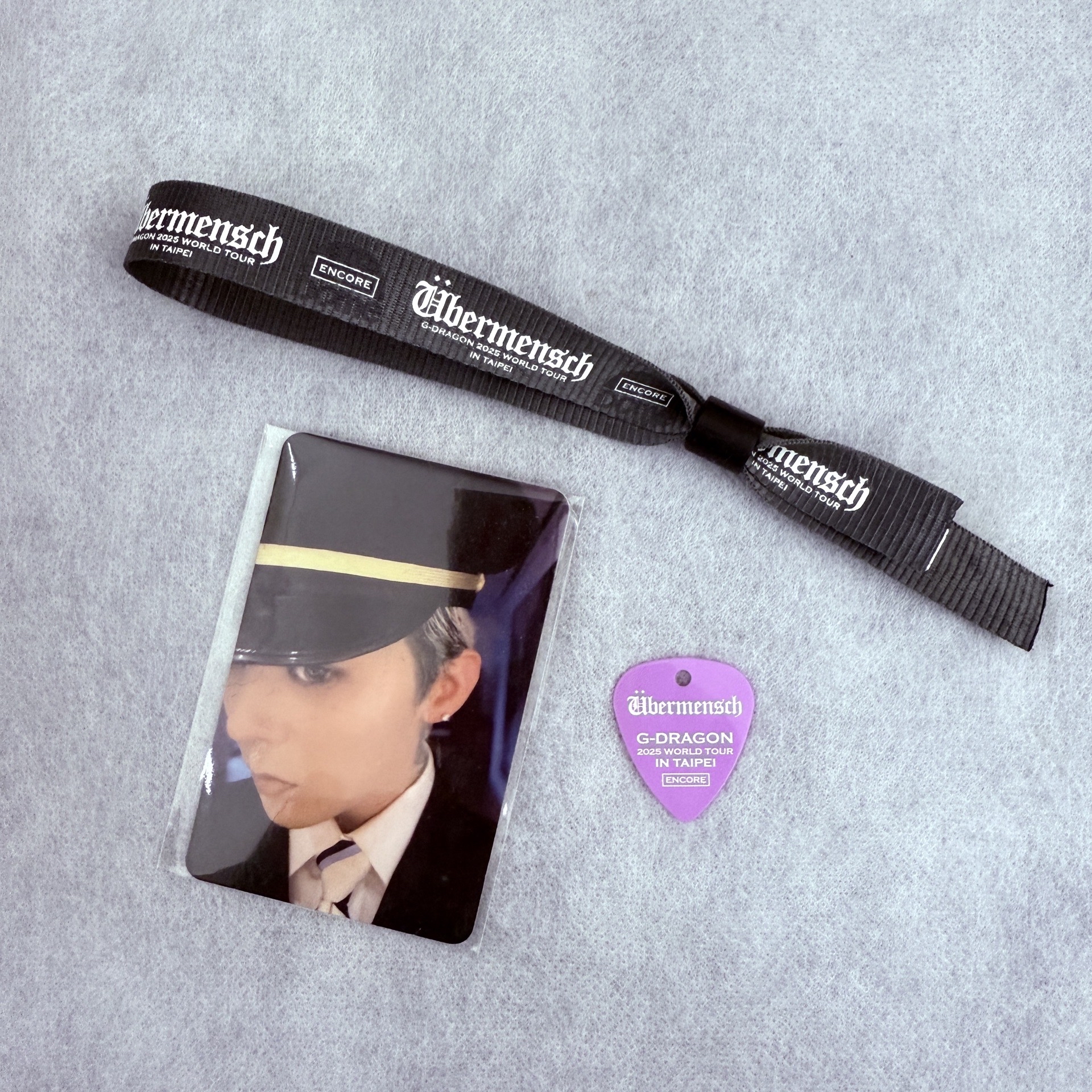 G-DRAGON GD 世巡 台北場 粽卡+pick