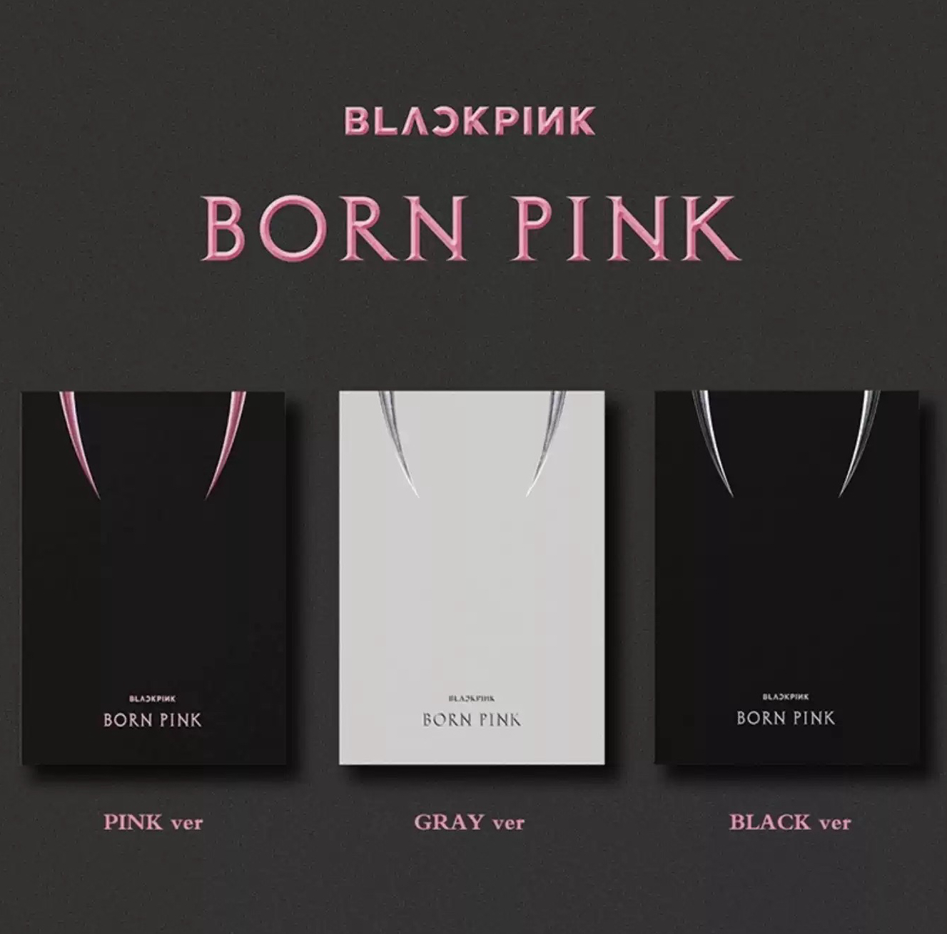 BORN PINK 專輯 空專 三版都有
