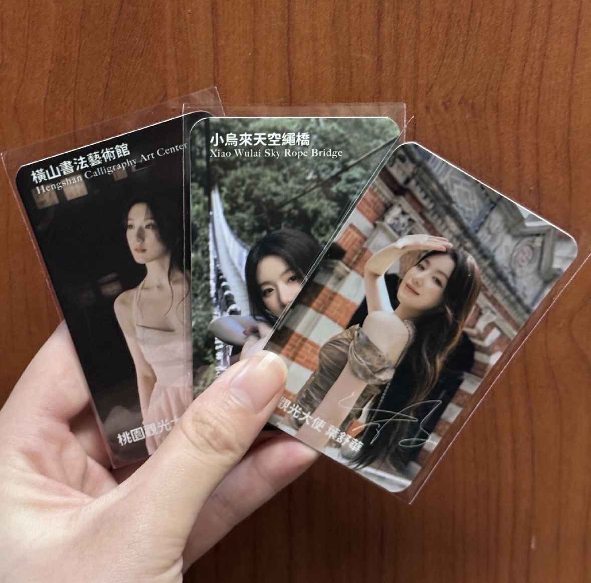 舒華 桃園觀光大使 小卡