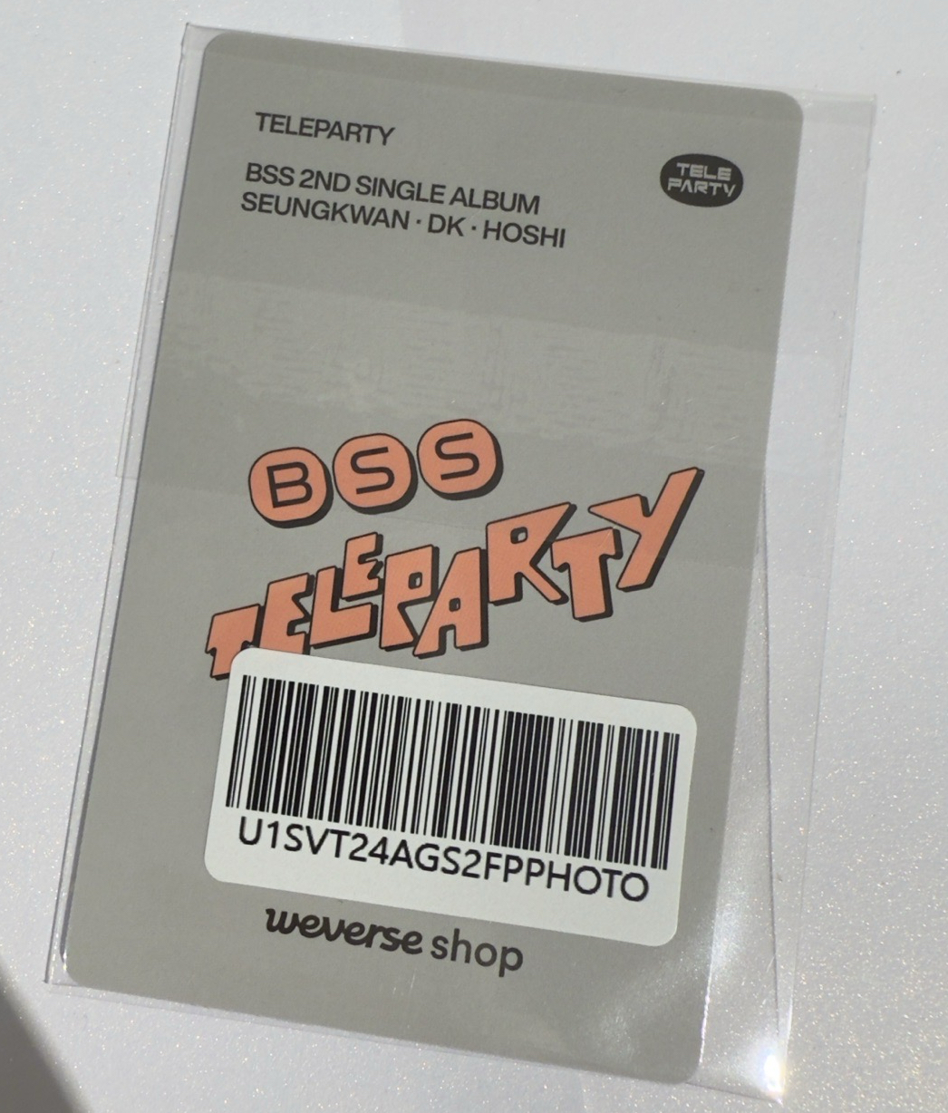 TELEPARTY wvs fanparty 特典卡 榮 應募卡