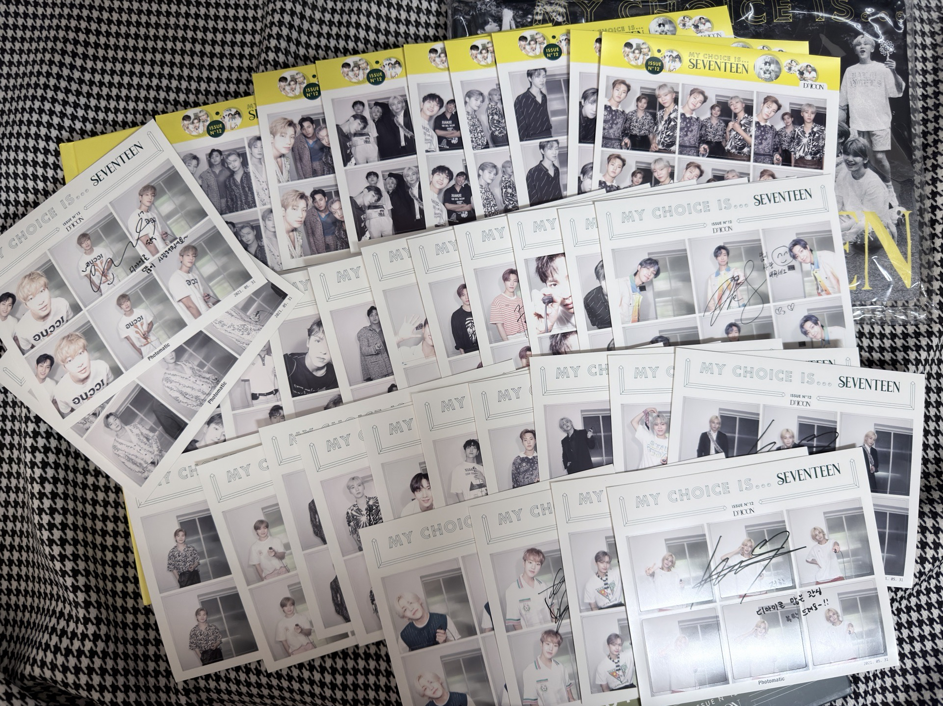 (現貨）dicon d社 絕版 小熊 寫真 團封 衣服 小卡 貼紙 勝哲淨漢知秀俊輝知勳明浩珉奎碩珉勝寛瀚率李燦