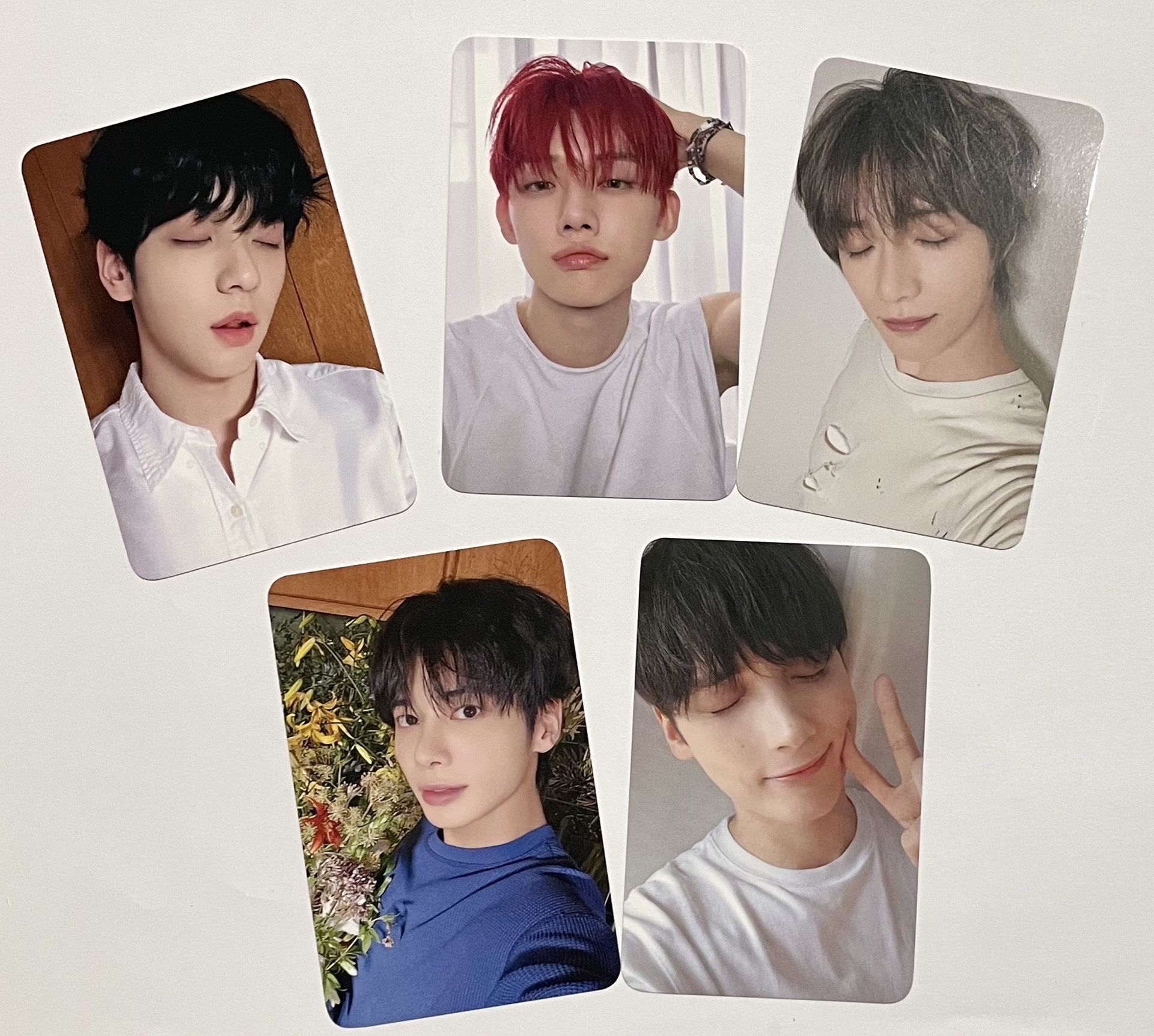 TXT 迷七DMM3.0簽售特典卡閉眼五成員一套