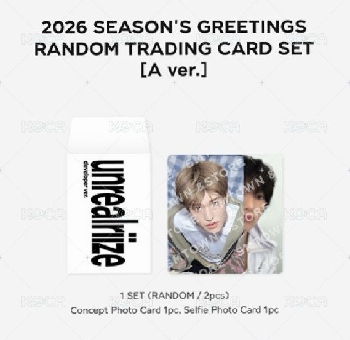 Riize年曆後續未拆卡包（AB版都有）