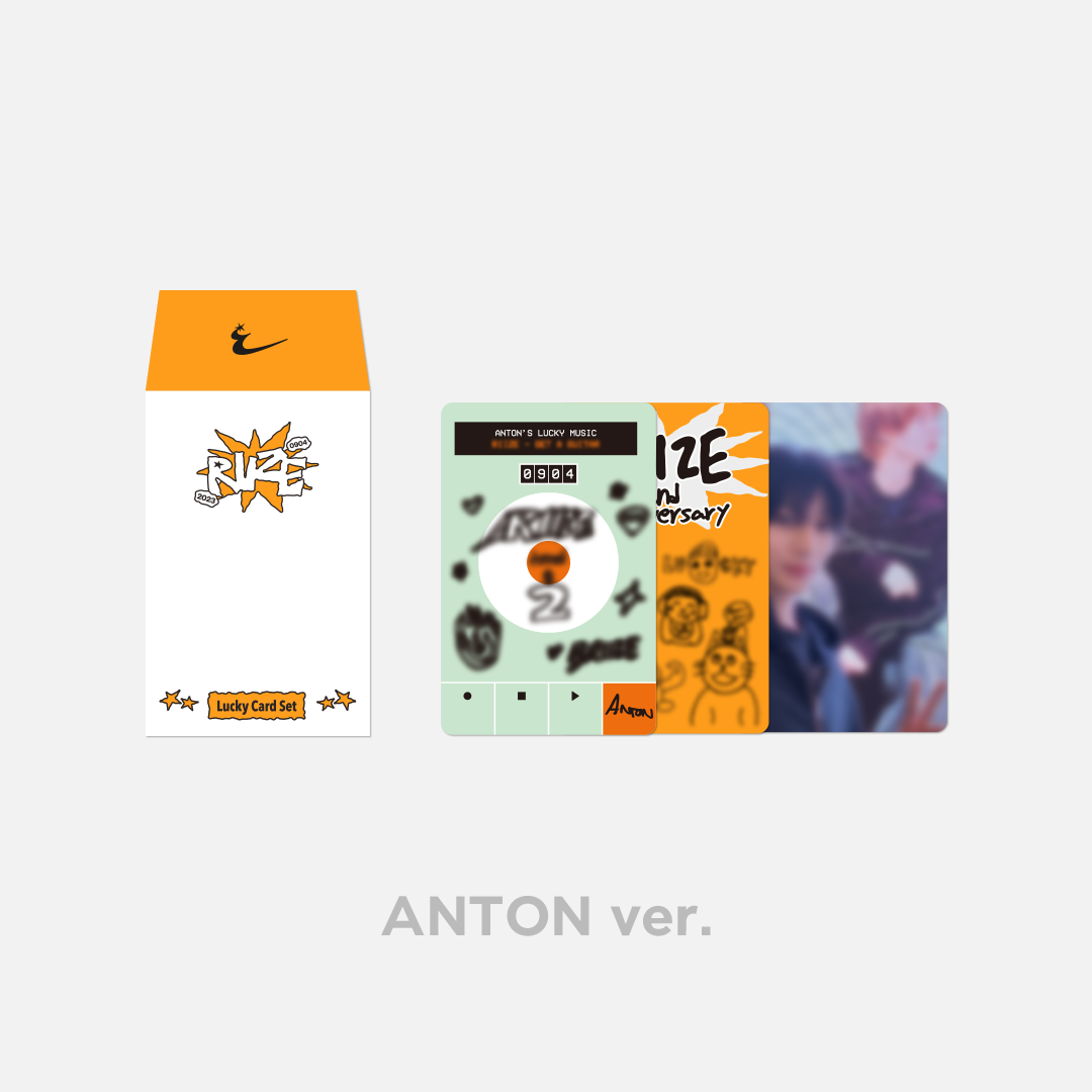 RIIZE ANTON 李燦榮 2週年幸運卡SET 未拆