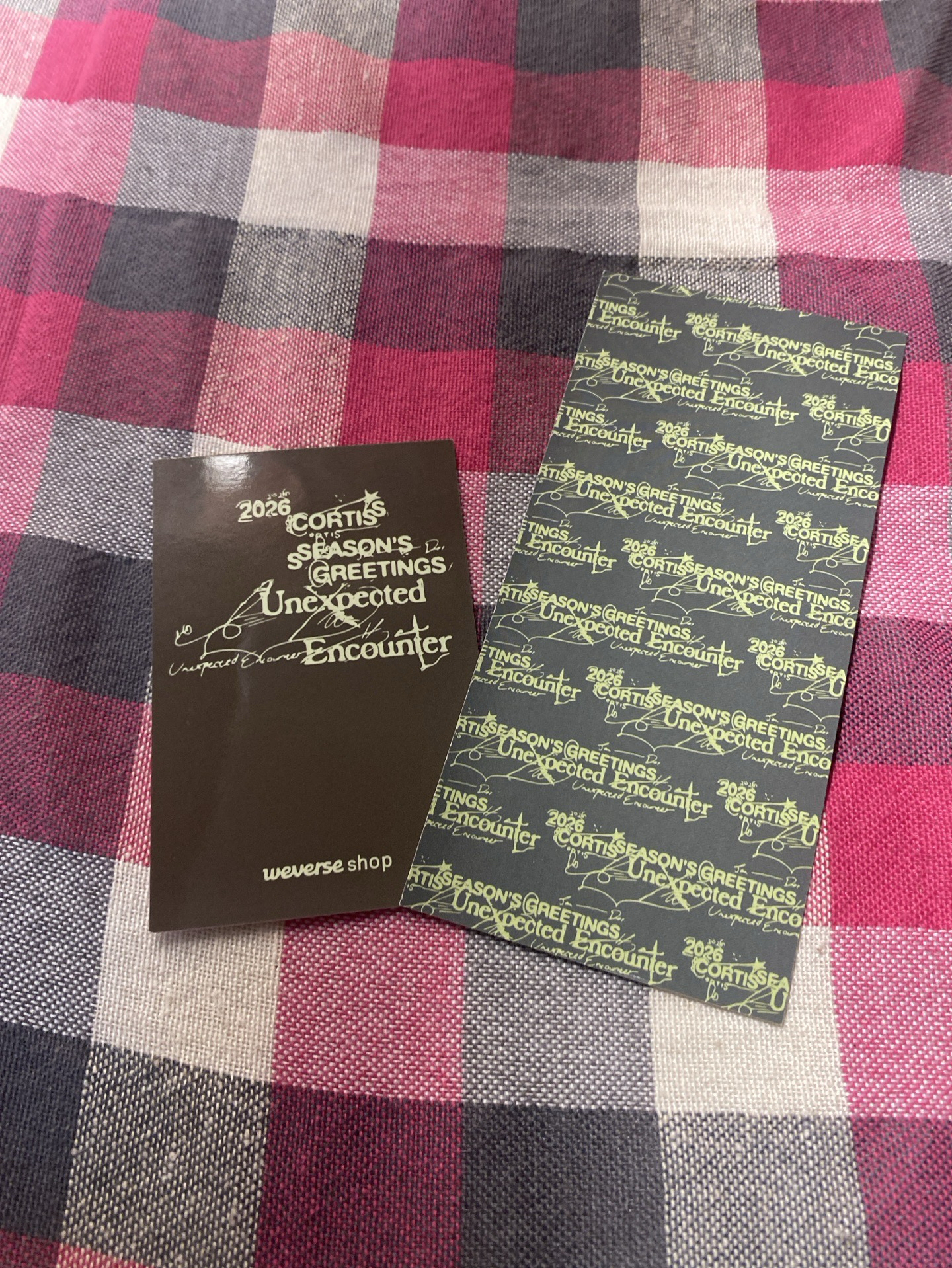 26年曆 wvs 特典卡 +26年曆 年曆卡 五宮格