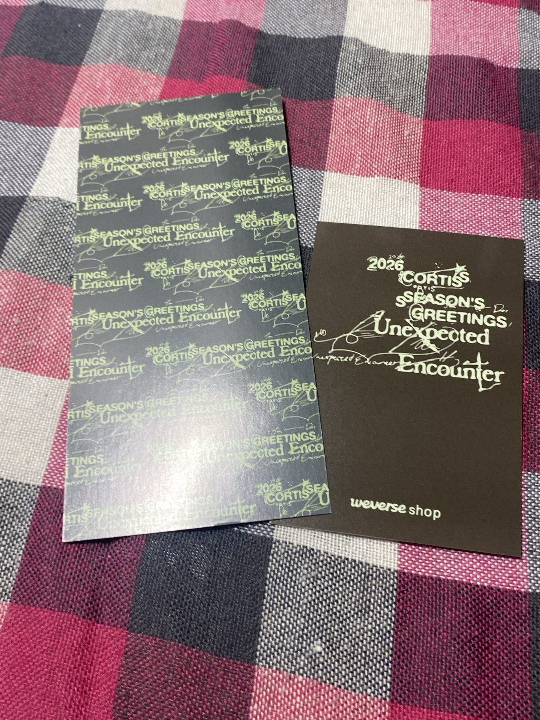 26年曆 wvs 特典卡趙雨凡 +26年曆 年曆卡 五宮格