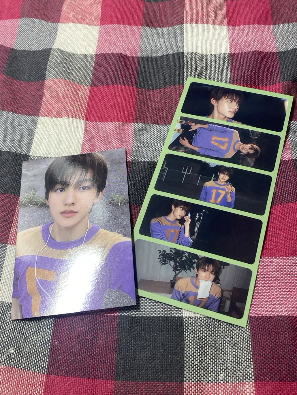 26年曆 wvs 特典卡嚴成玹+26年曆 年曆卡 五宮格 