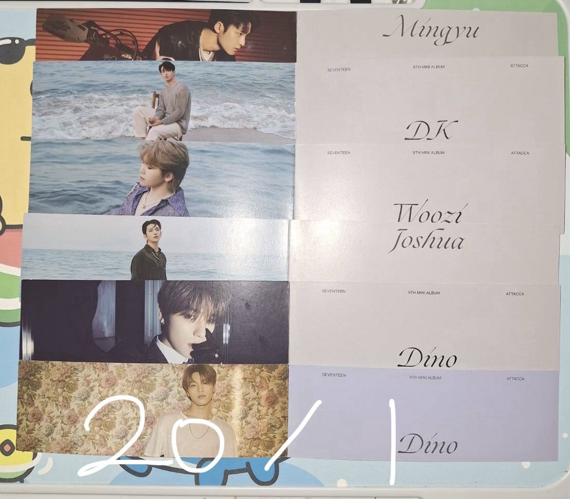 SVT 空專、雜誌、專輯內容物單賣