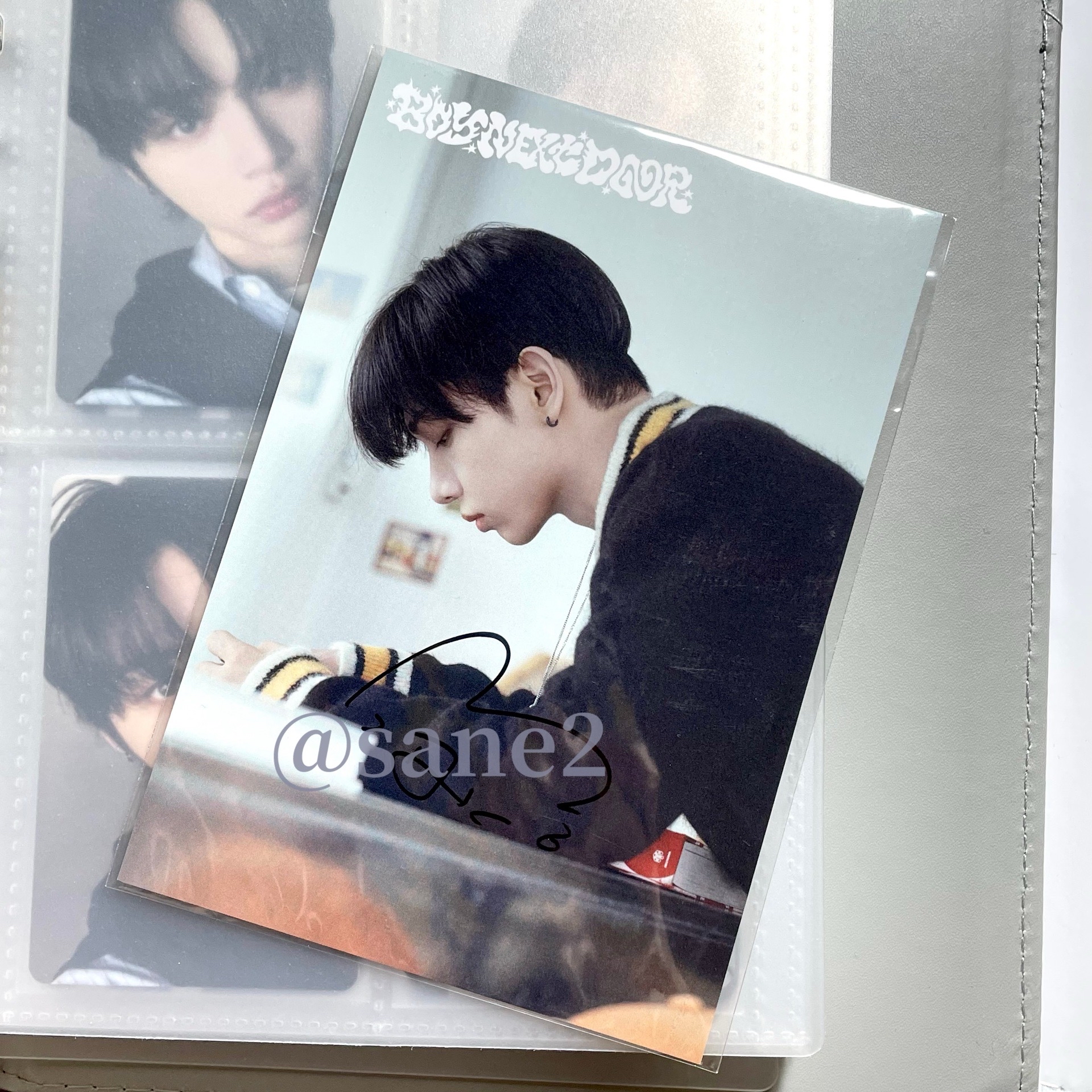 🐧明宰鉉 no genre環球抽選 親簽明信片