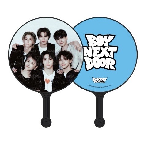 KNOCK ON 韓安 團扇 全新