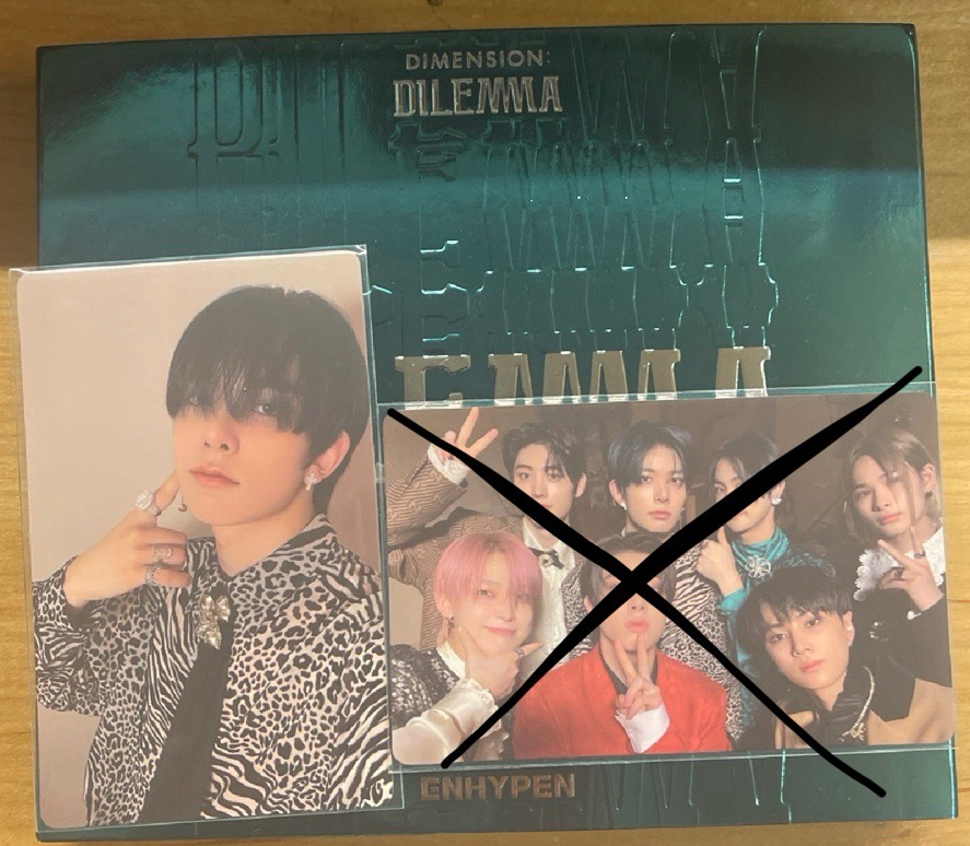 enhypen空專+羲承小卡