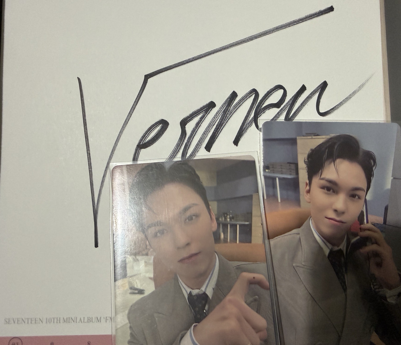 MINI10 target 簽名卡 迷十美版親簽專 Vernon全專