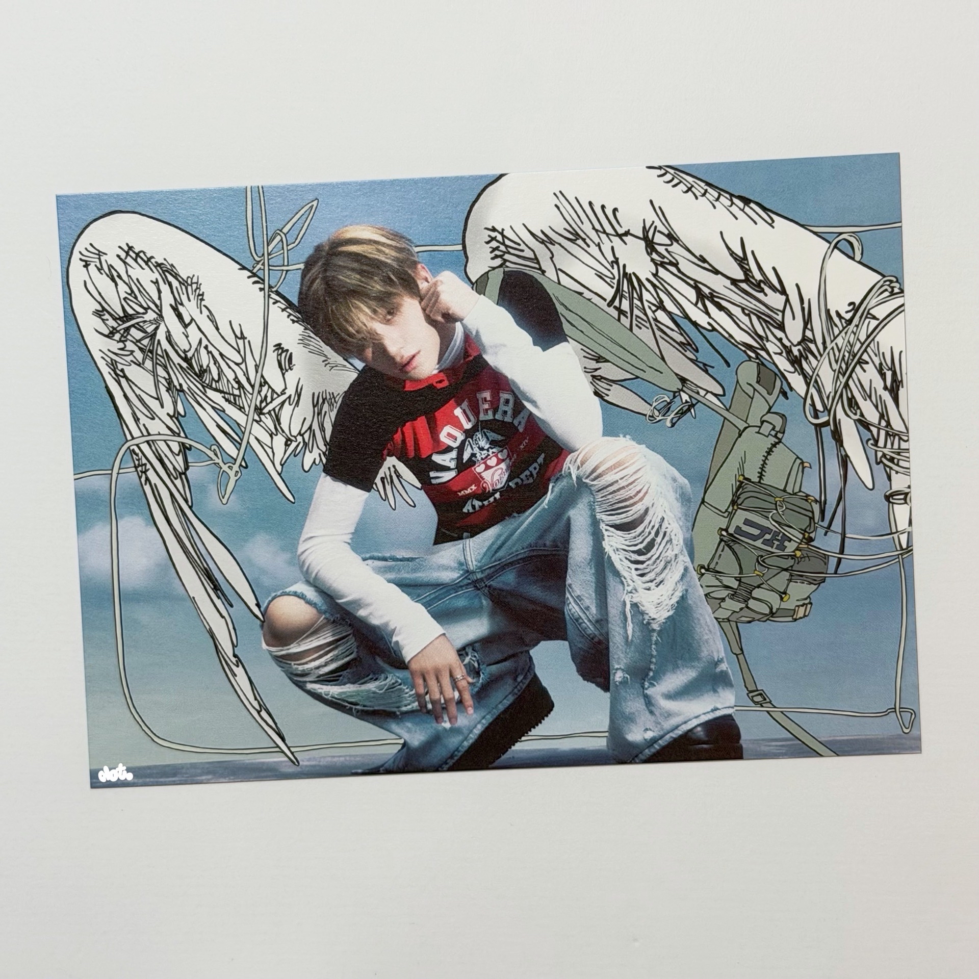 🪼 明信片 灰/藍版