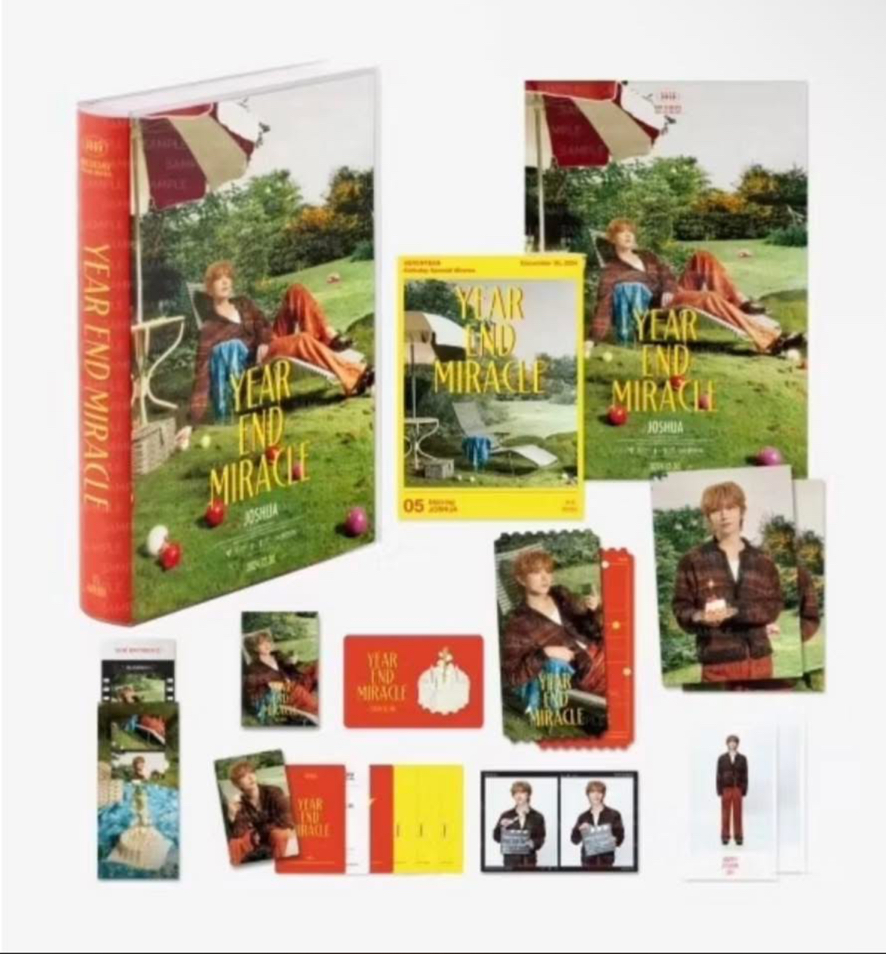 seventeen 洪知秀小盤 生日禮盒 粽卡盤