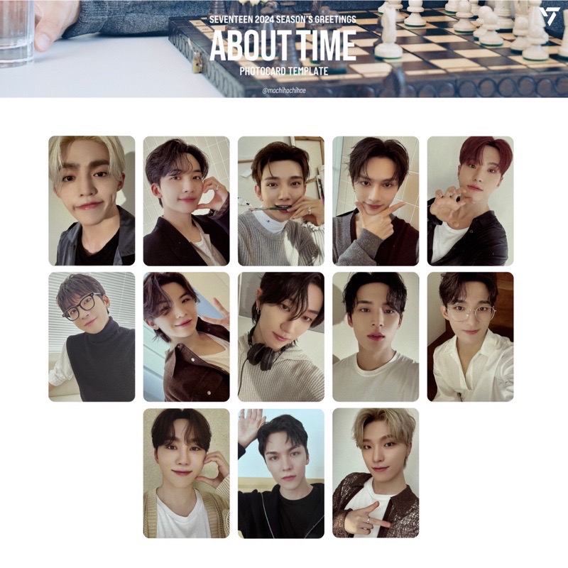 seventeen 24’年曆 年曆卡  全套