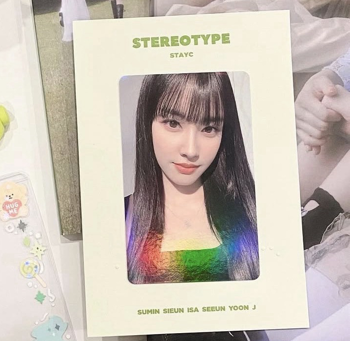 stayc yoon young love wvs 特典卡