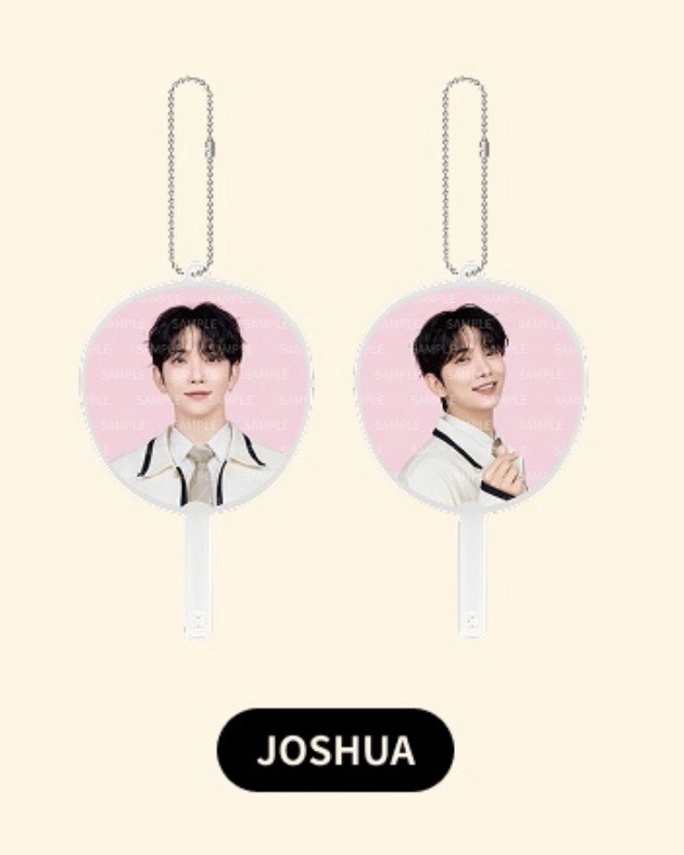 全新現貨 SEVENTEEN holiday JOSHUA 隨機小扇
