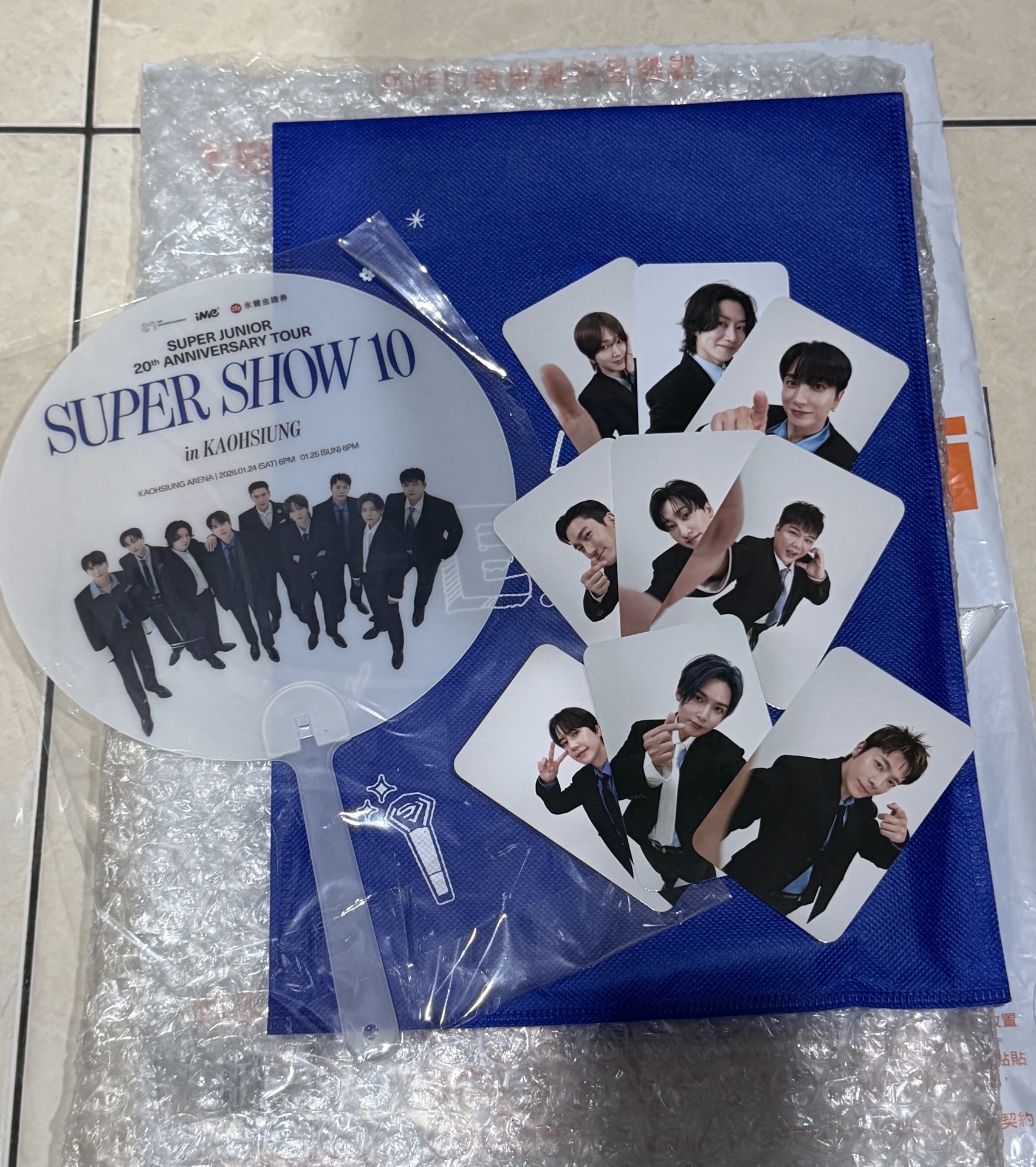 SS10高雄入場卡+扇子