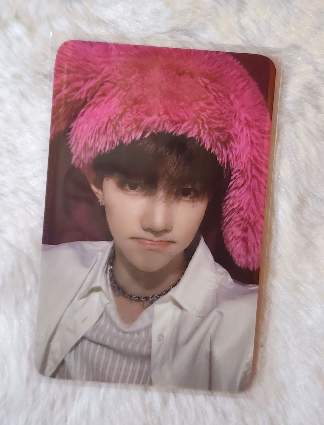 迷三 k4 幸運卡 粉帽 ver. - 昊