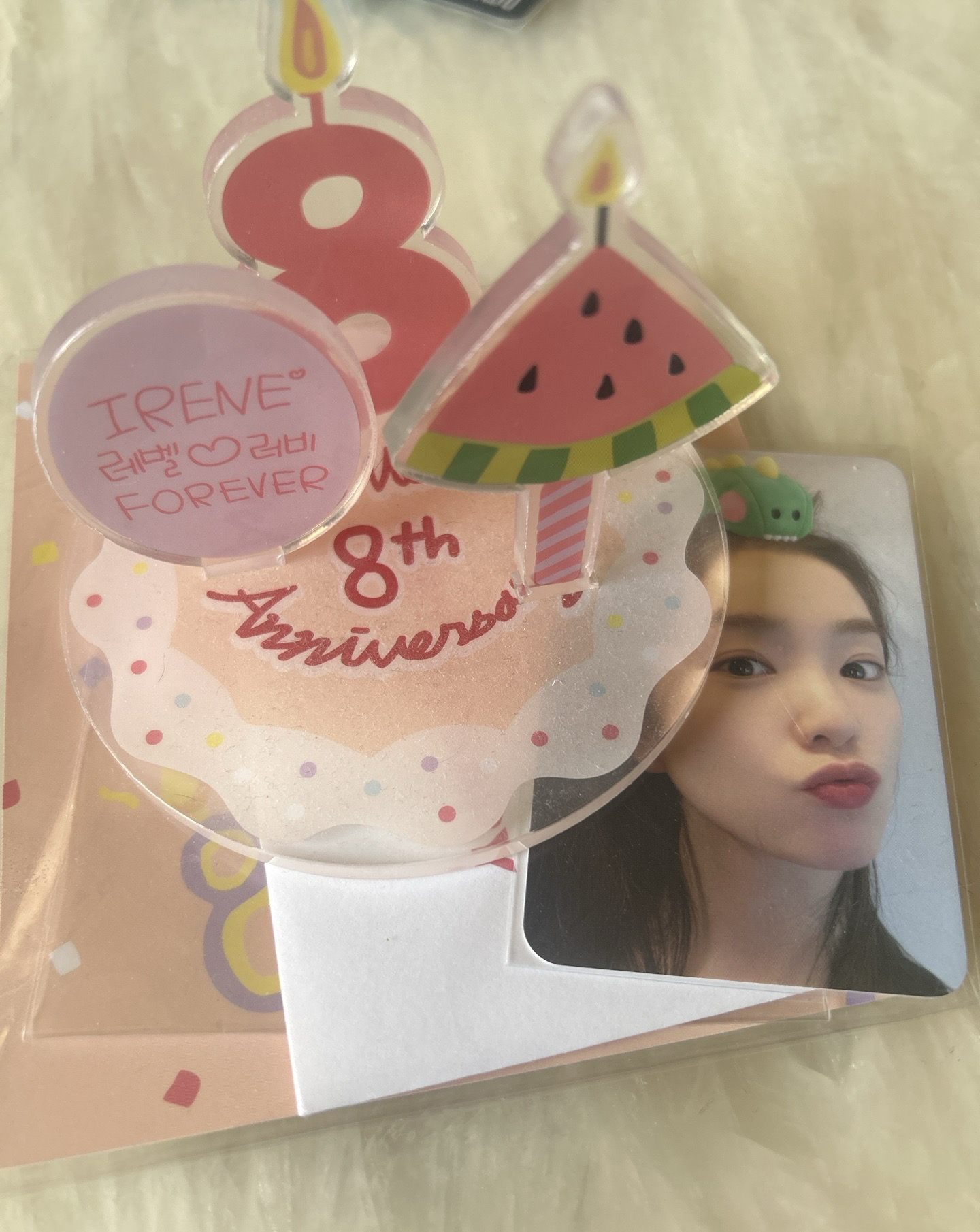 裴柱現八週年立牌