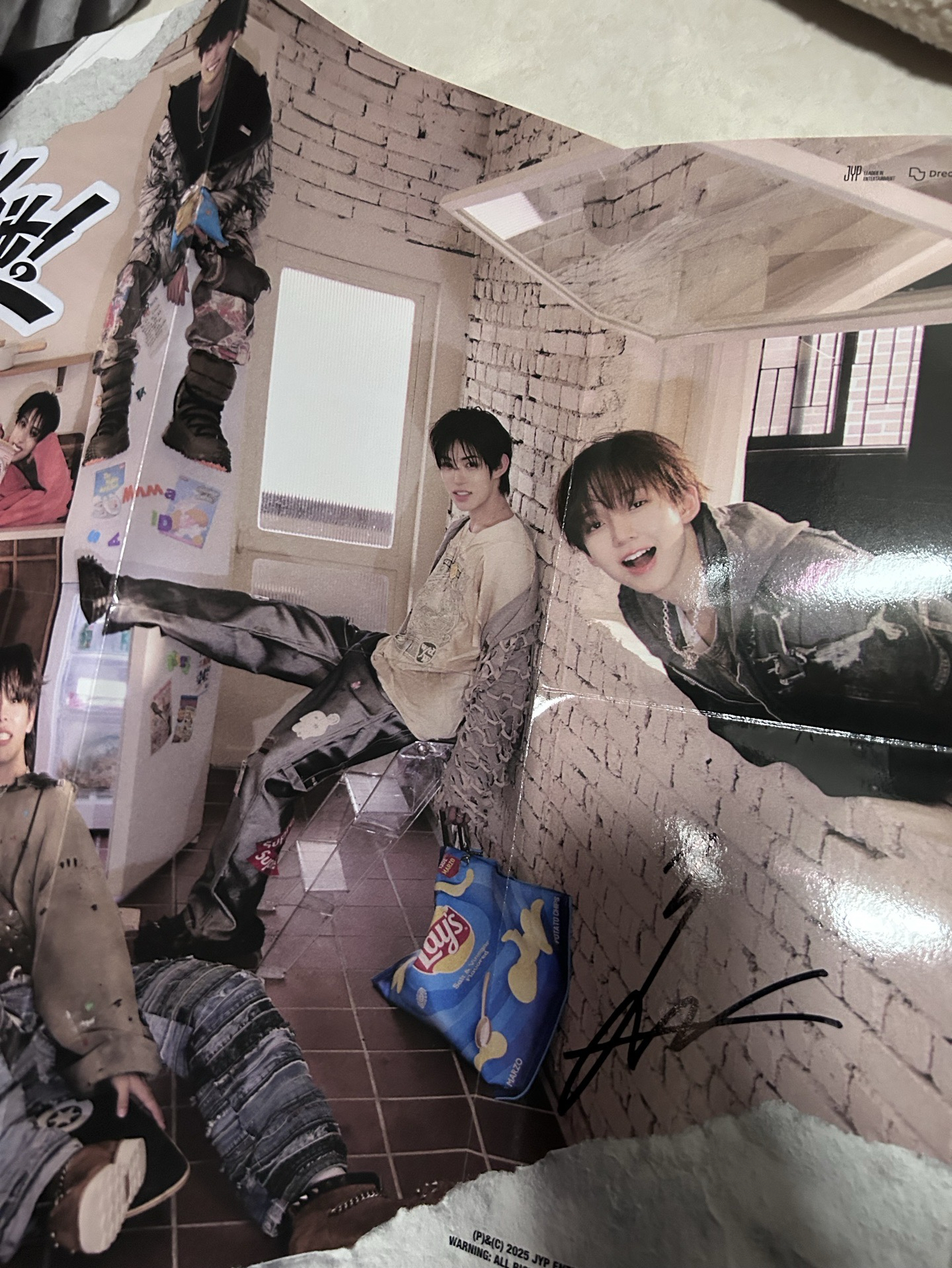 迷一 主汪親簽海報+專輯（無小卡）