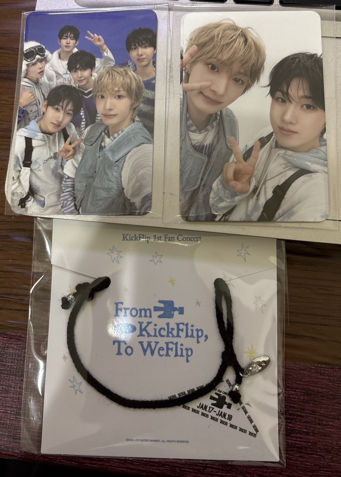 KickFlip fancon首爾場 入場卡/粽卡/sc入場卡一套