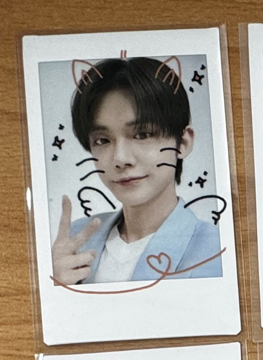 TXT 然竣 日巡拍立得 塗鴉版