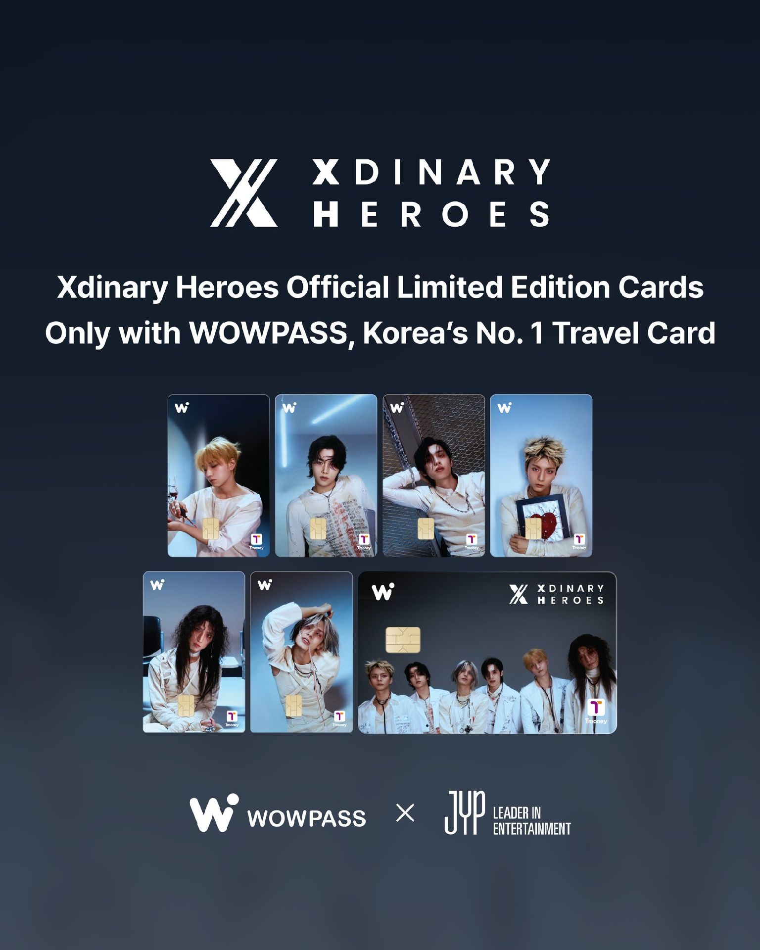 The Xdinary Heroes WOWPASS K-POP Edition cards