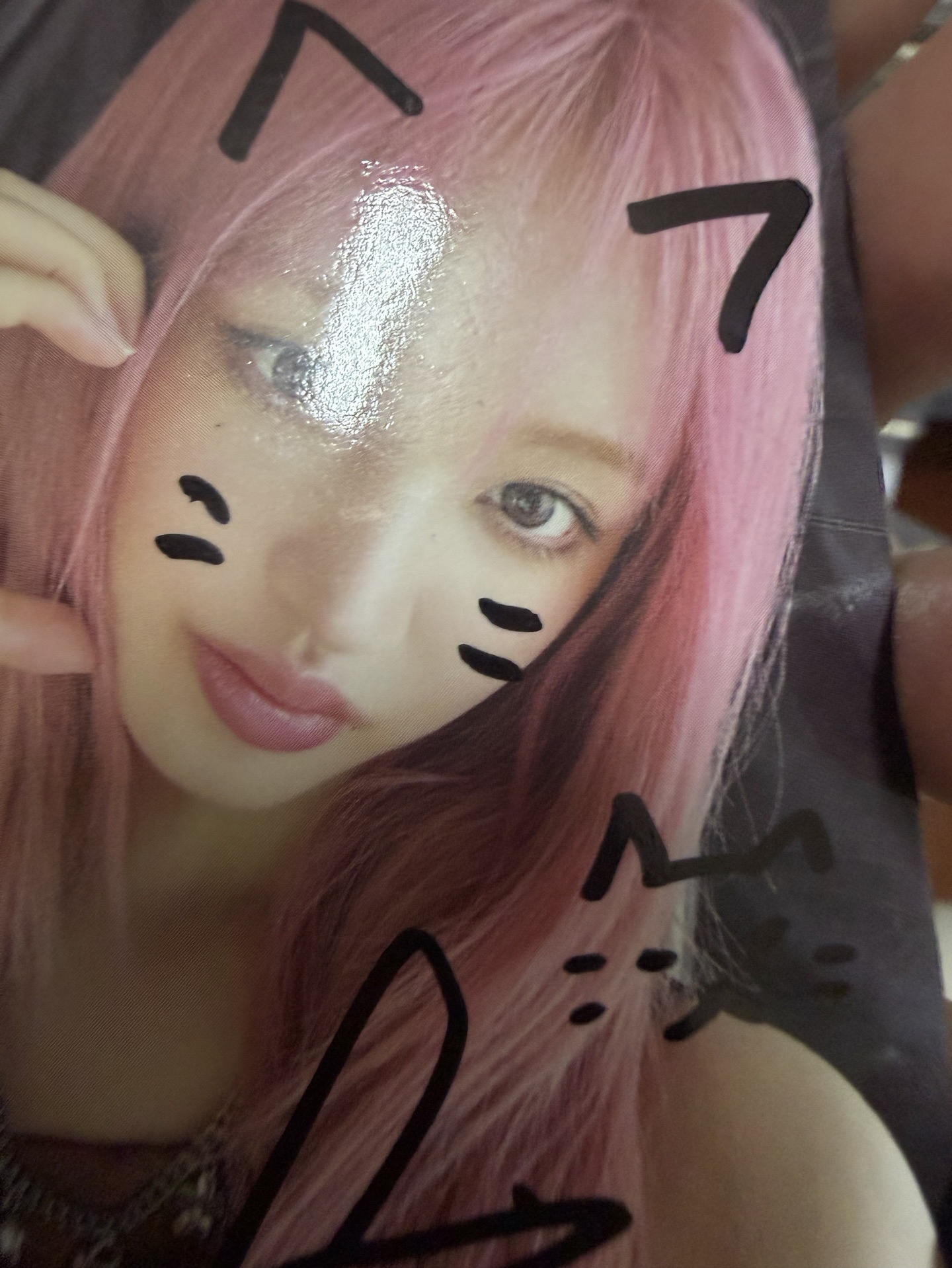 LIZ IVE SECRET 專輯卡 Shh ver. 親簽 畫簽