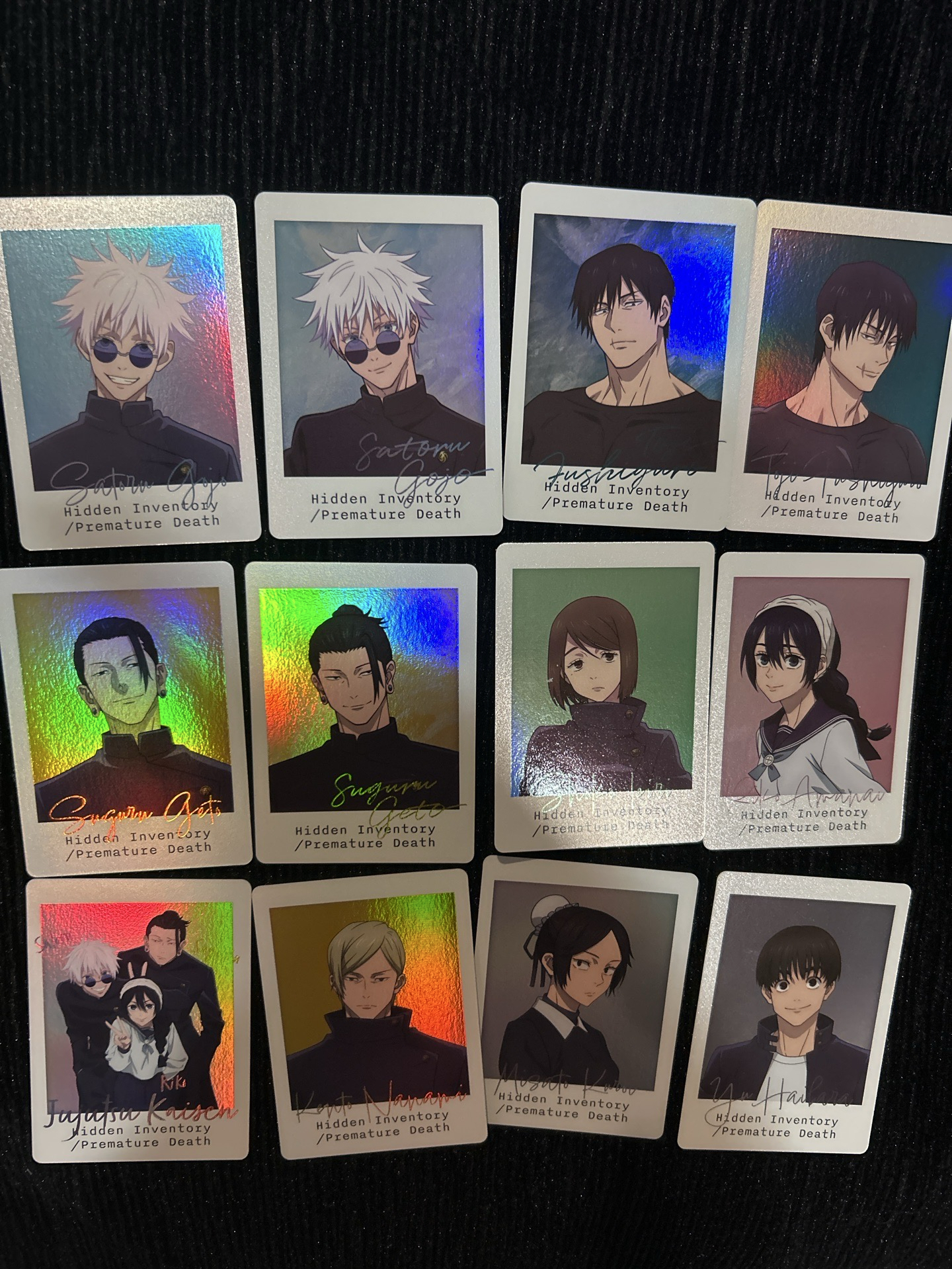 咒術迴戰 懷玉 玉折篇 五夏高專小卡