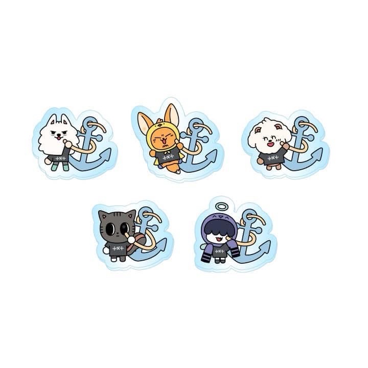 TXT ppulbatu 角巴兔日巡場限徽章-神奈川船錨⚓️