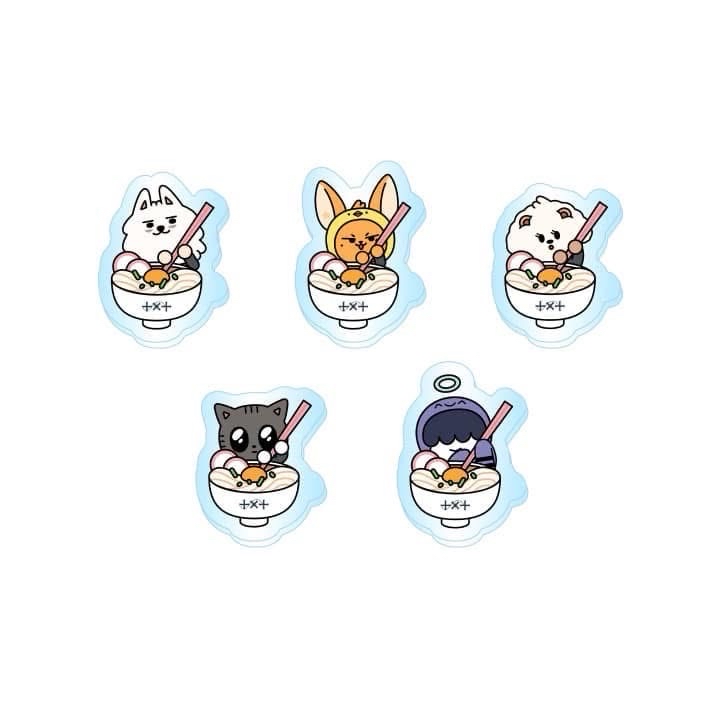 TXT ppulbatu 角巴兔日巡場限徽章-香川烏龍麵🍜