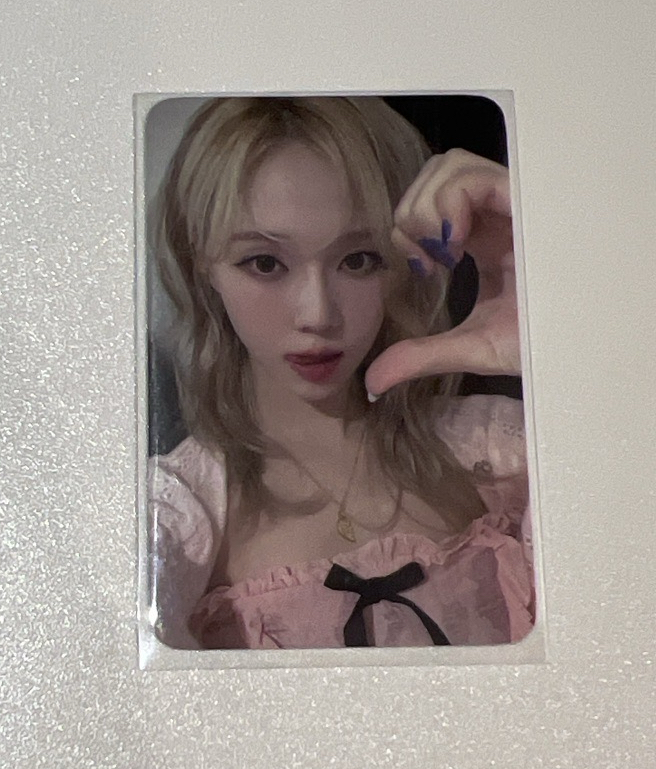 aespa Winter 正規一 EL簽售 特典 小卡 水蜜桃冬