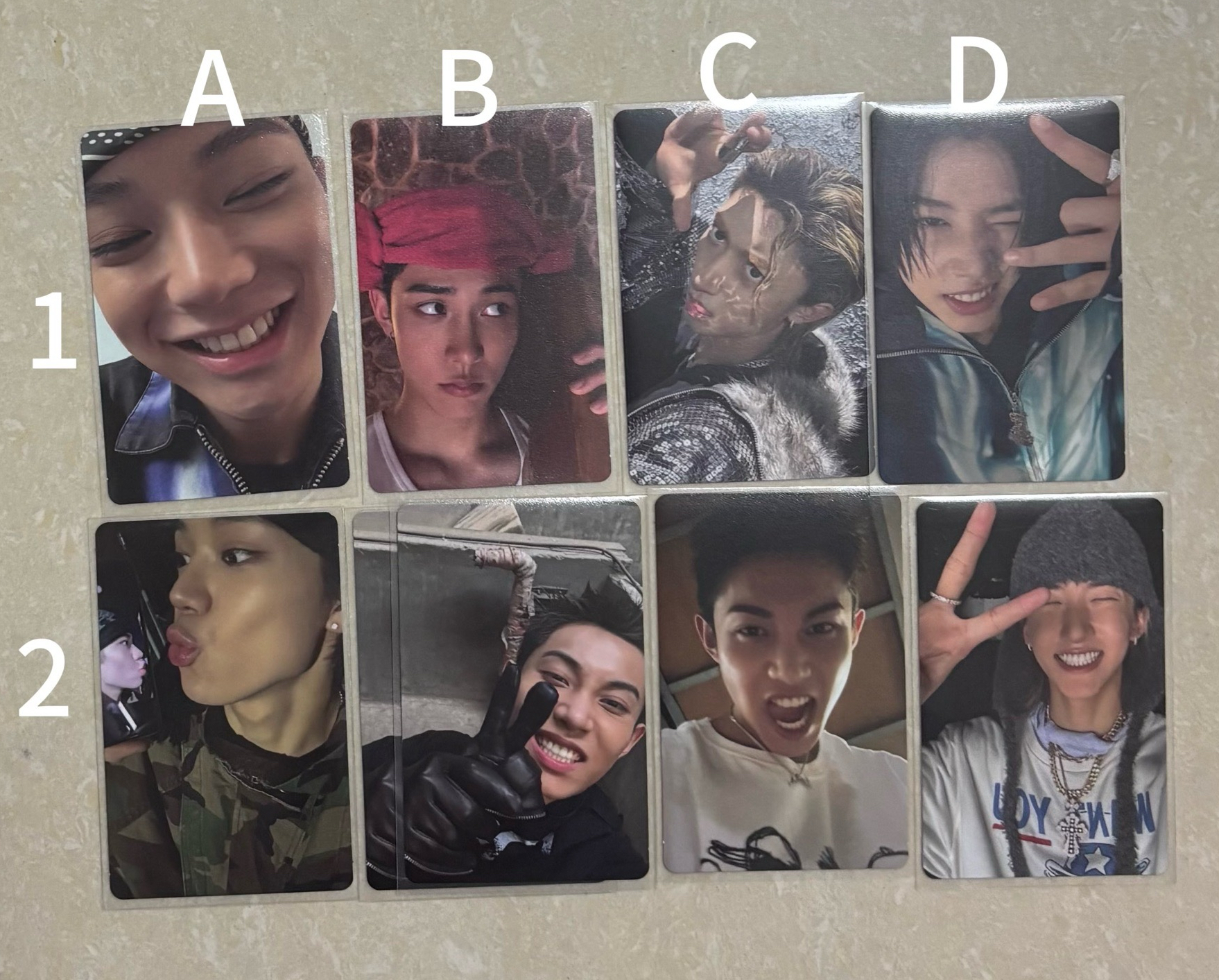 lngshot OHYUL RYUL WOOJIN LOUIS 專輯卡