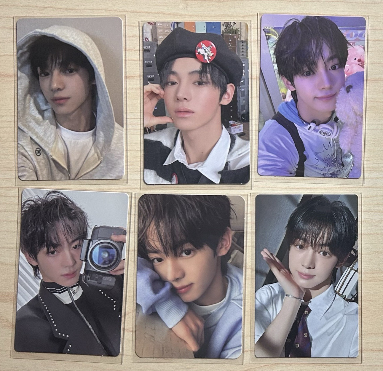 韓振專卡 六張不拆