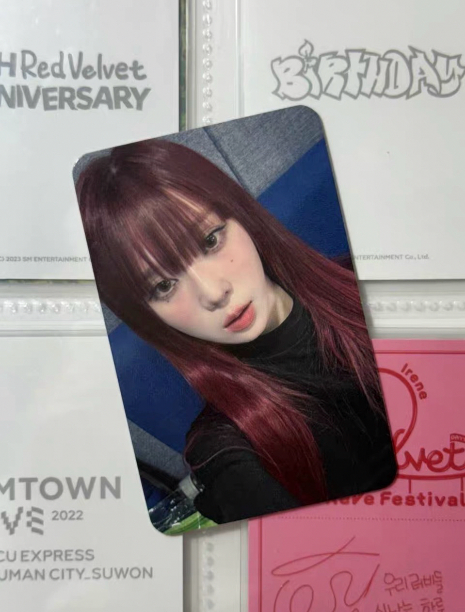 【現貨】aespa紅酒冬 金旼炡sw幸運卡