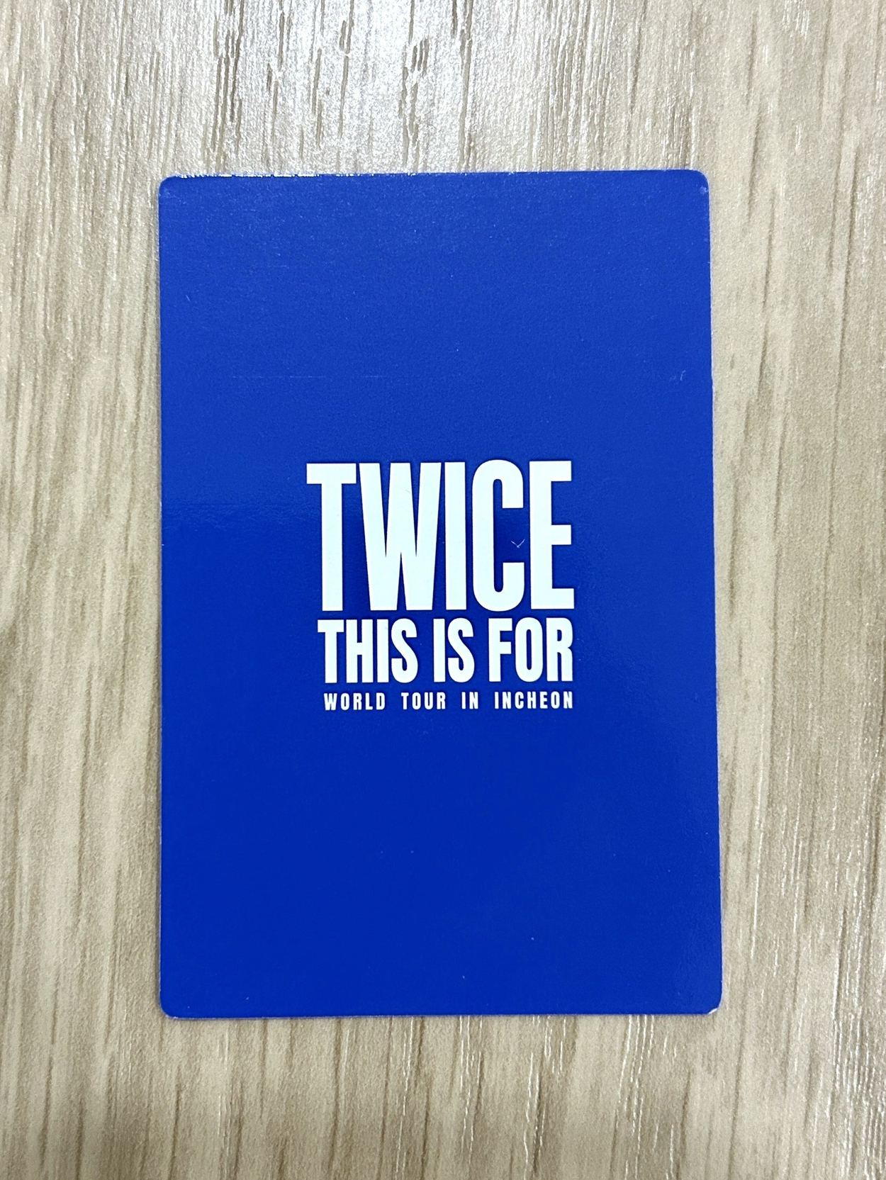 子瑜 六巡仁川場DAY1限定入場卡