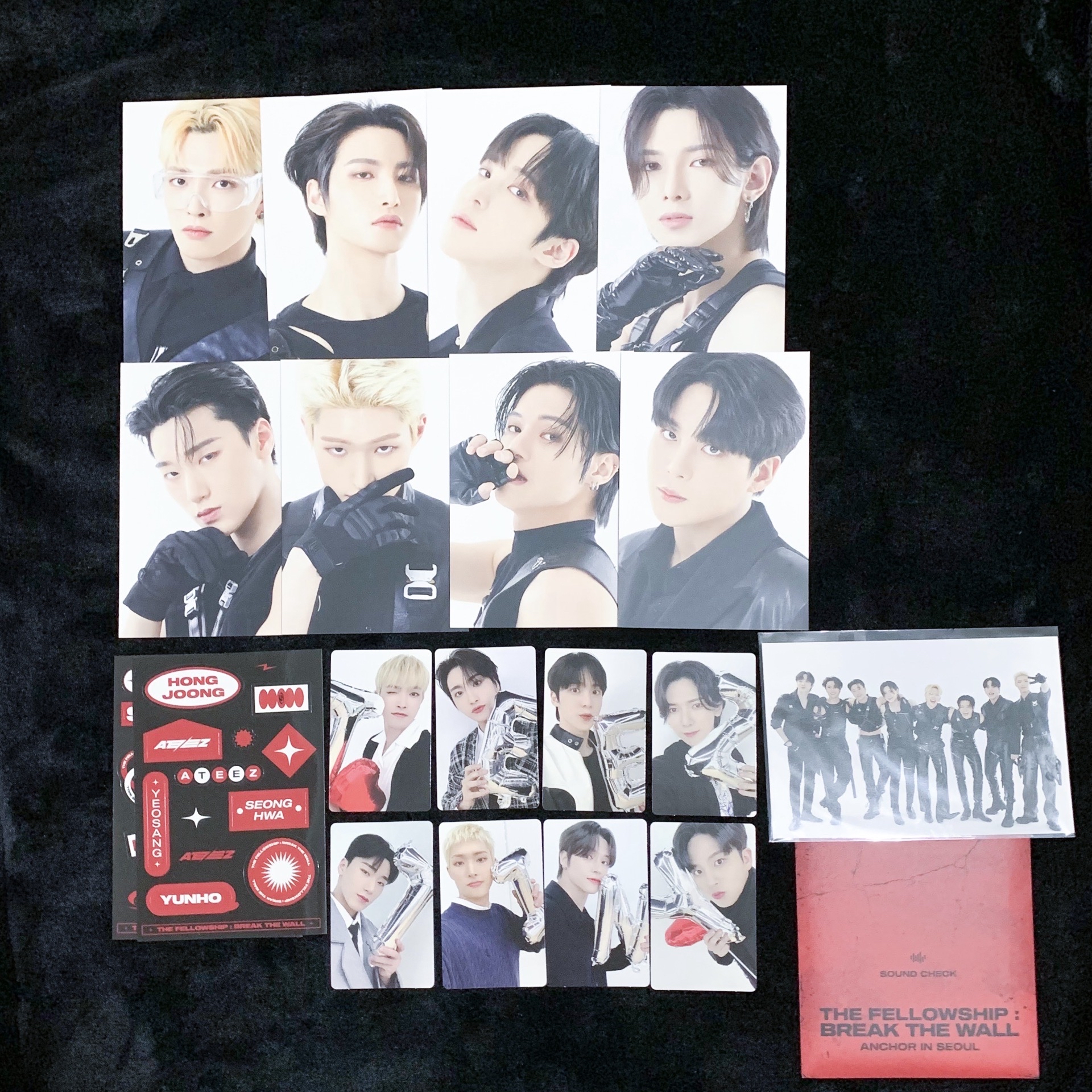 ATEEZ BREAK THE WALL 首爾 ANCHOR 彩排卡 SAILOR PACKAGE SOUNDCHECK