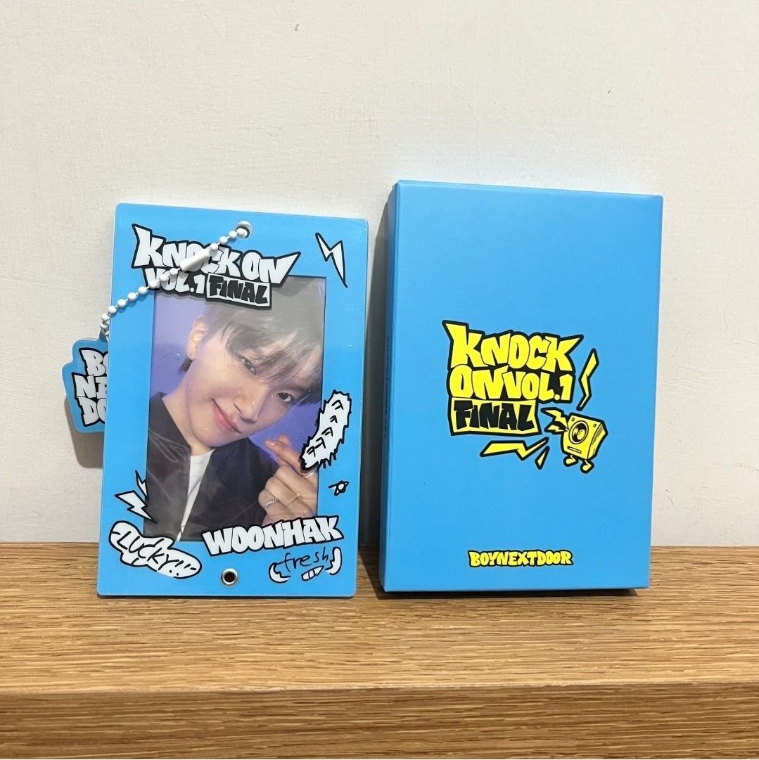 ［全新］BOYNEXTDOOR KNOCK ON FINAL壓克力 小卡吊飾 金雲鶴 weverse