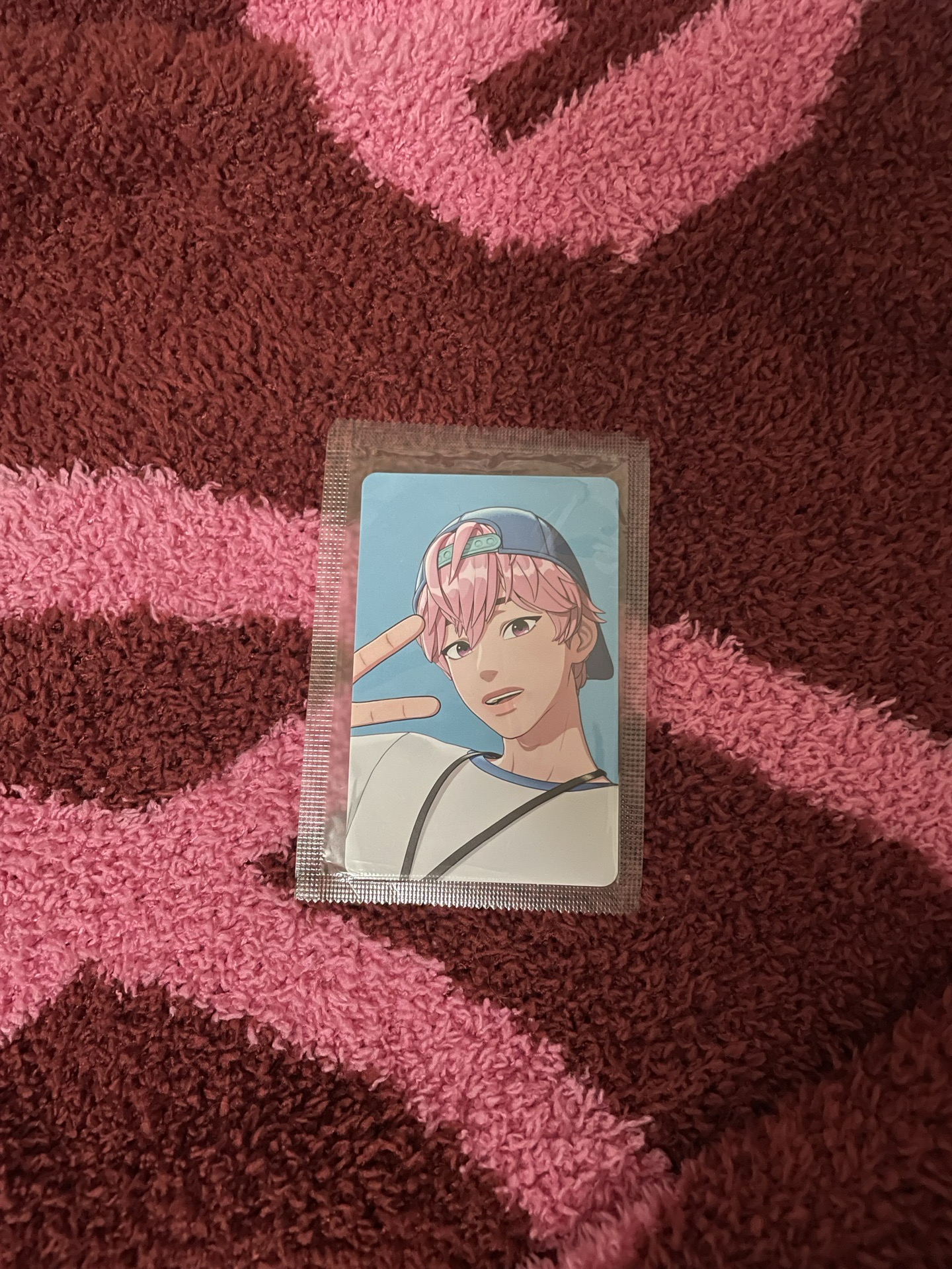 GS25 💗藍底斑比小卡